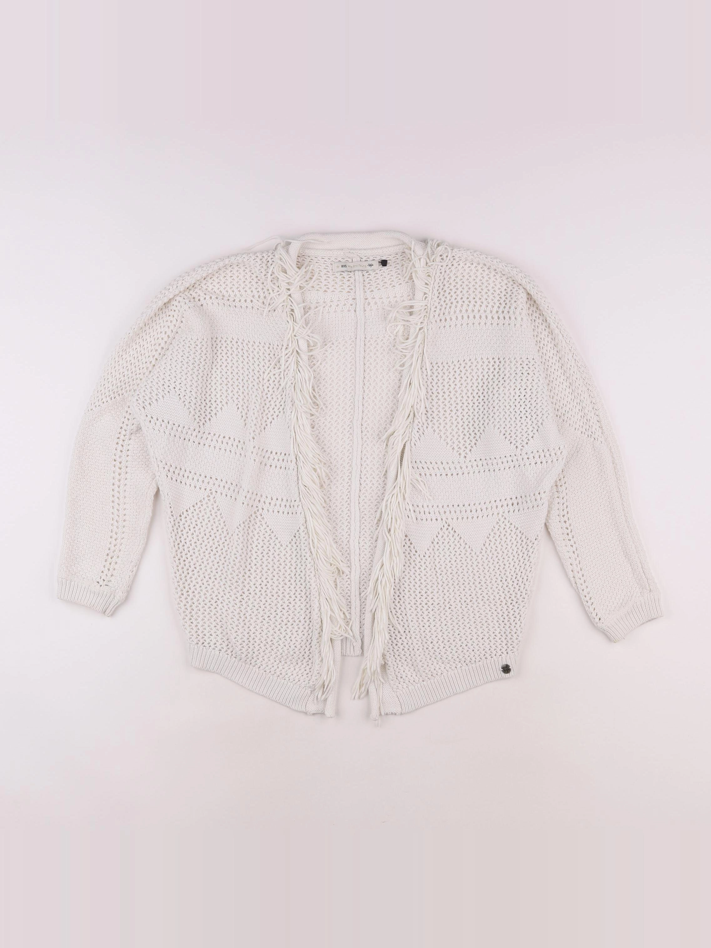IKKS - gilet blanc - 10 ans