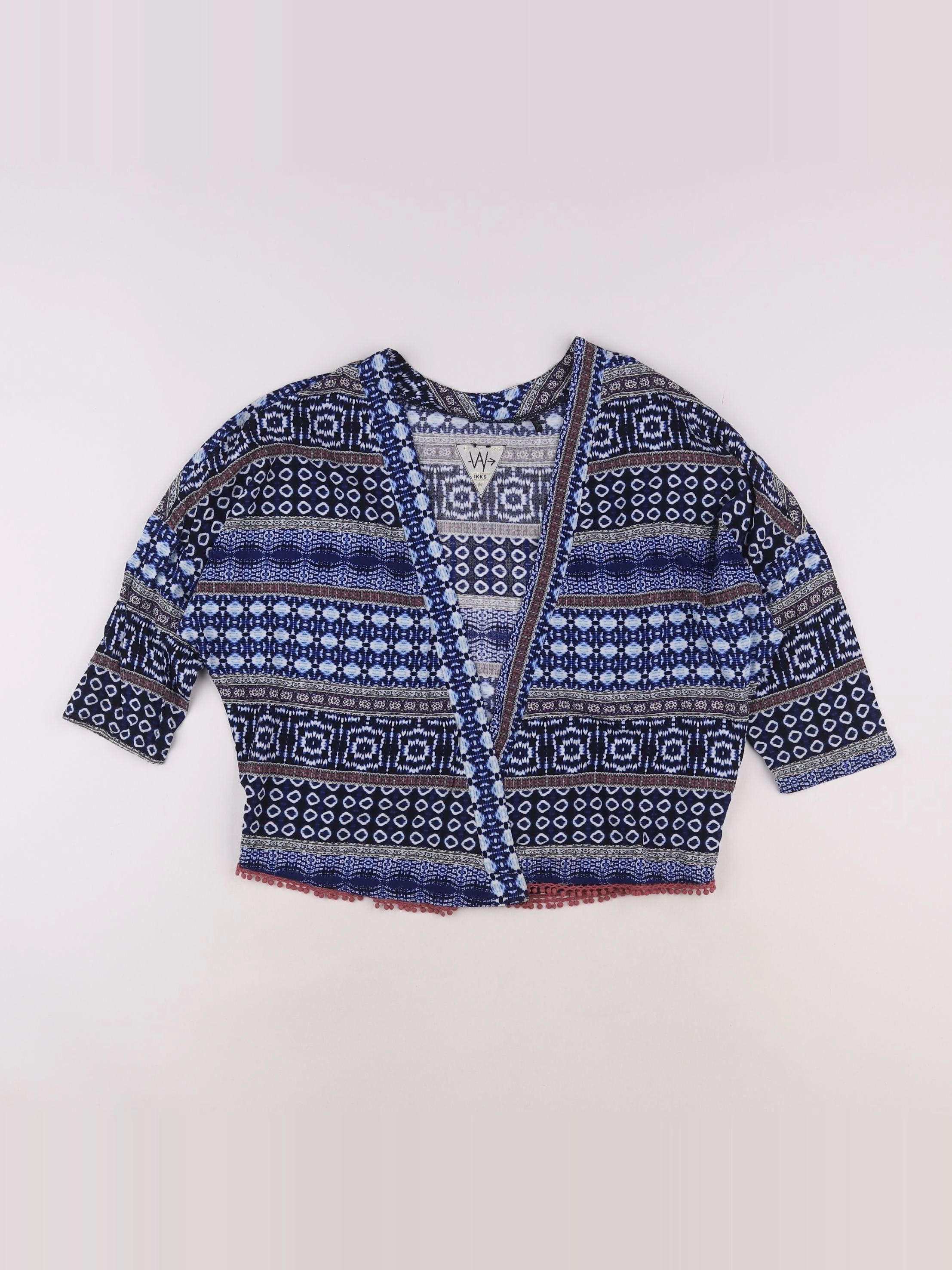 IKKS - blouse bleu - 10 ans