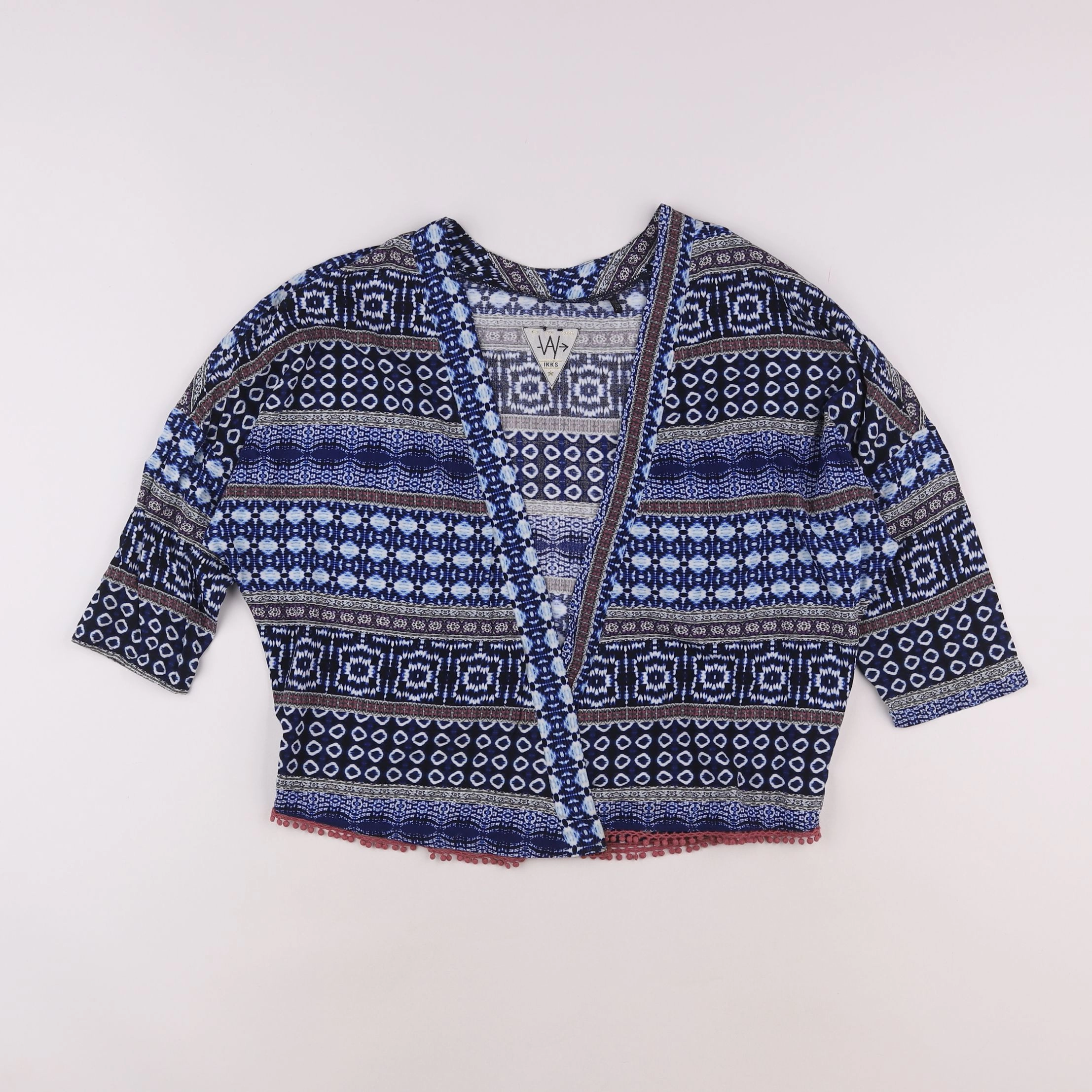 IKKS - blouse bleu - 10 ans
