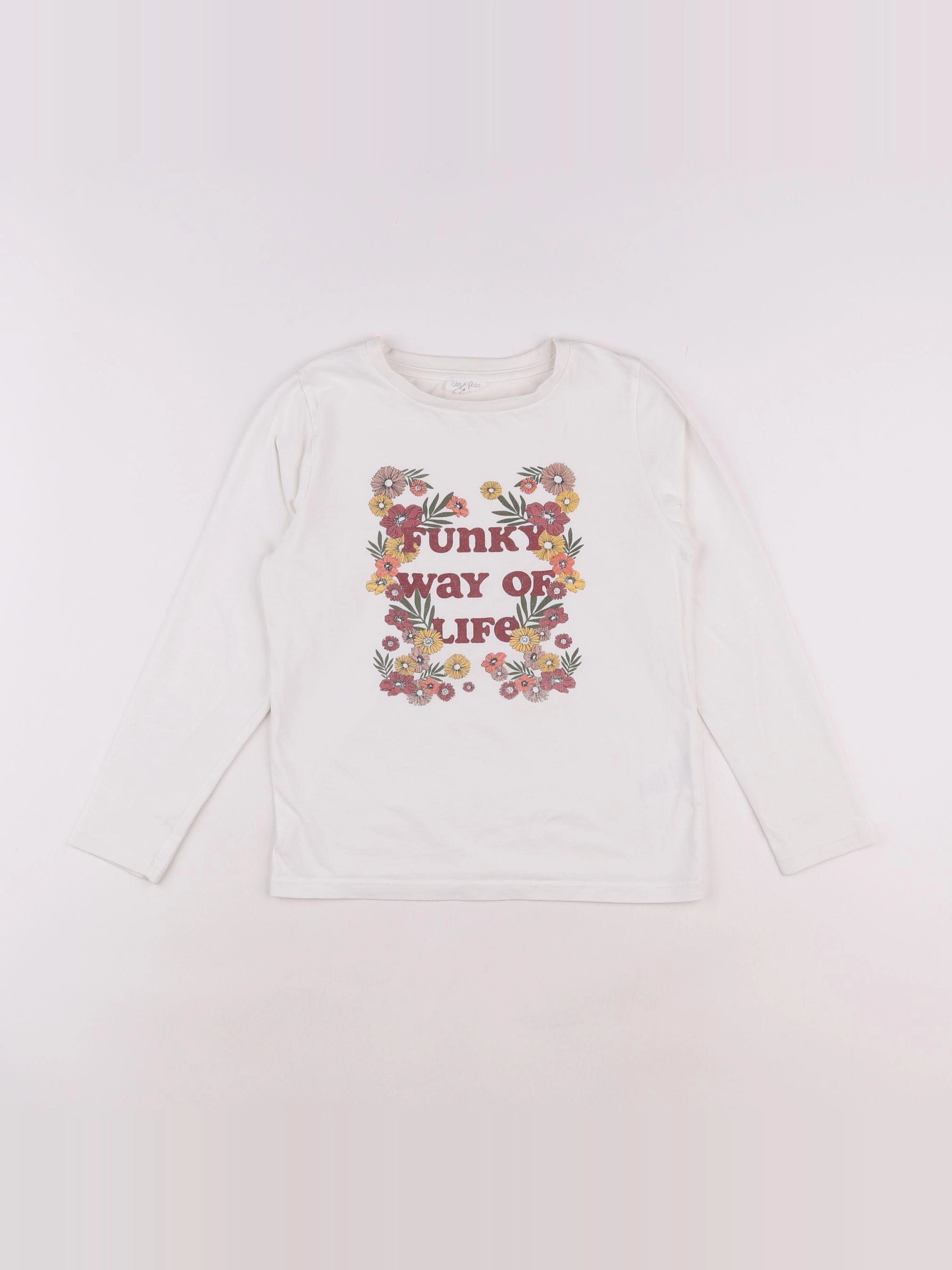 Eden & Victor - tee-shirt blanc - 8 ans