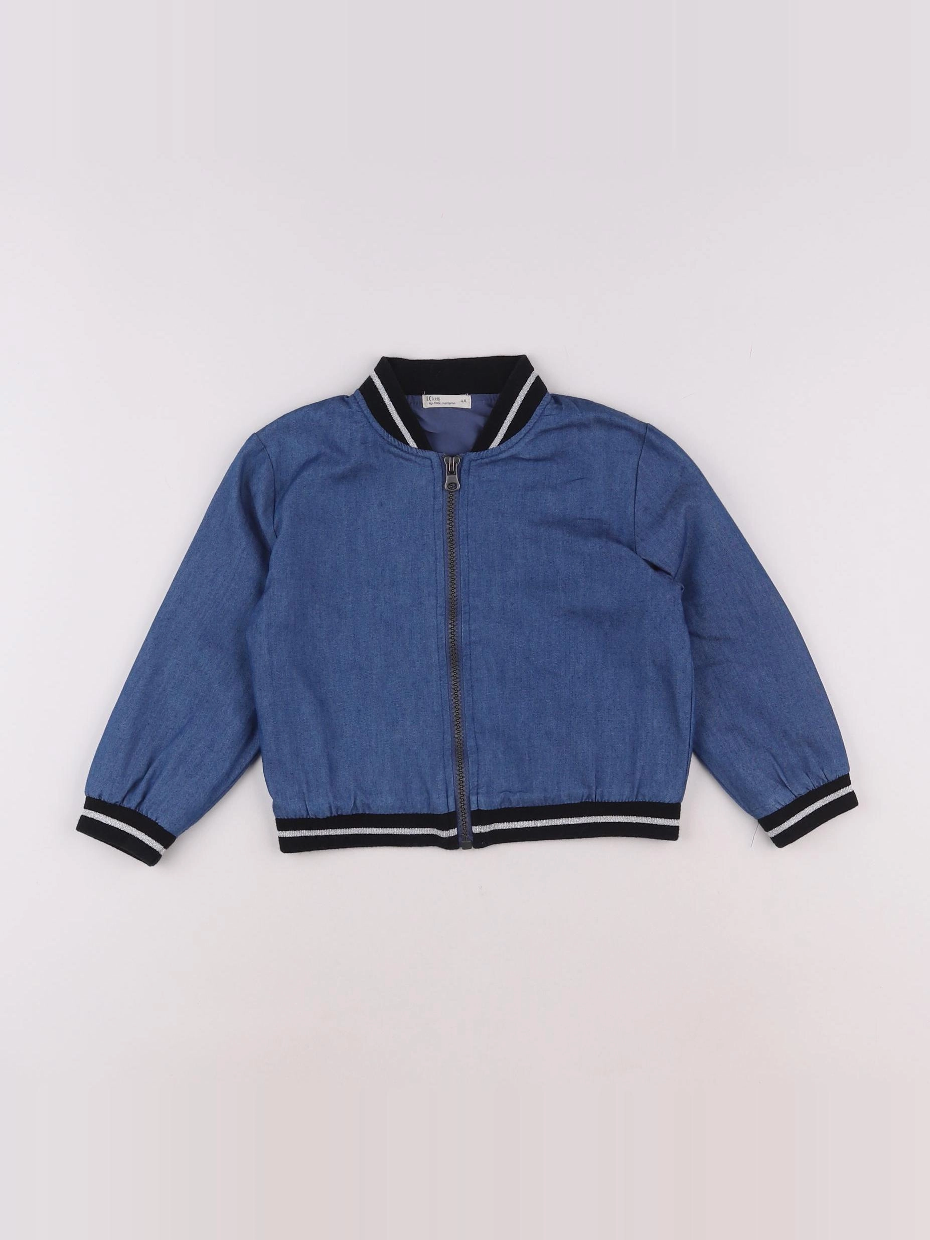 Little Cigogne - veste bleu - 4 ans