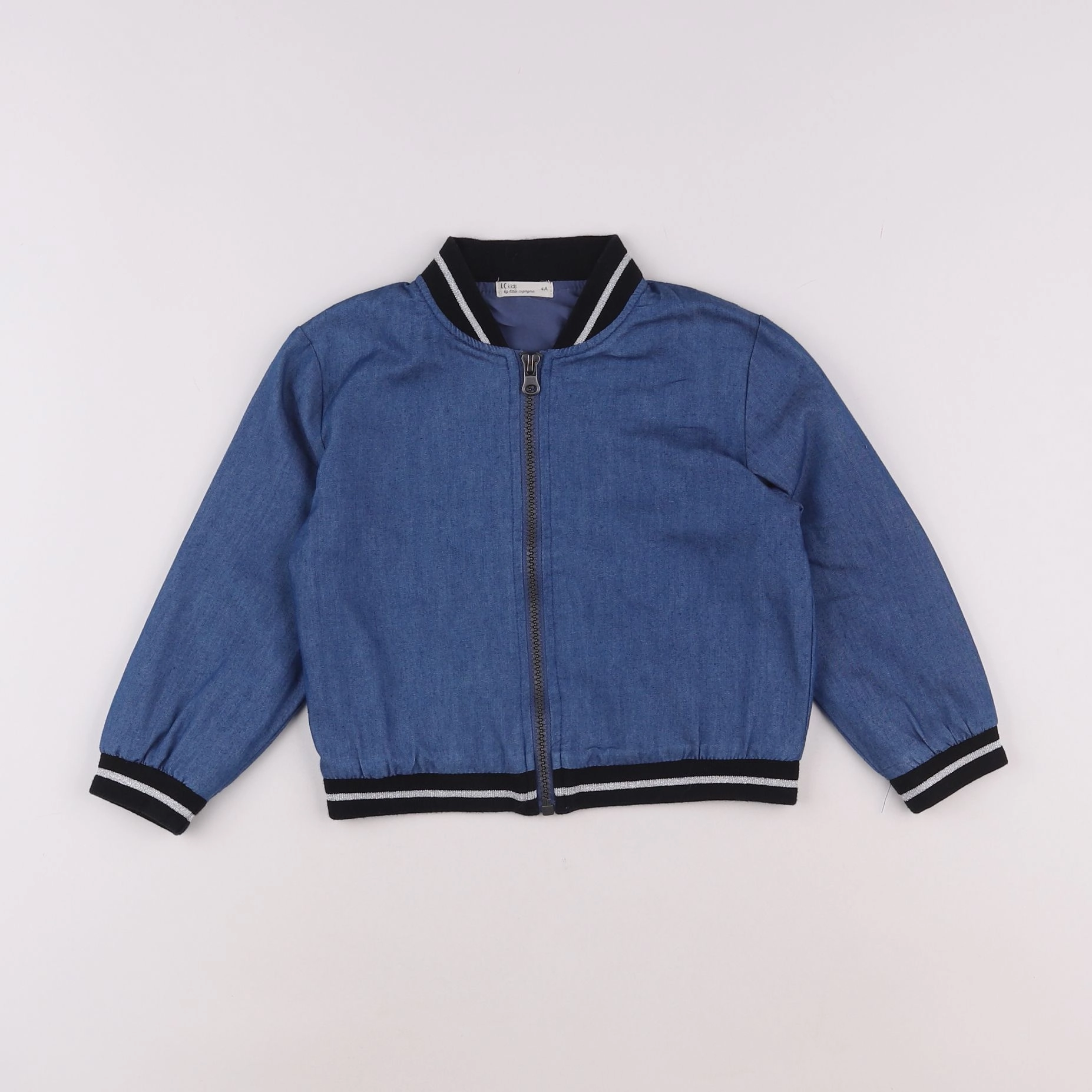 Little Cigogne - veste bleu - 4 ans