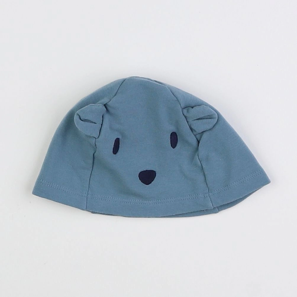 Petit Bateau - bonnet bleu - 12/18 mois