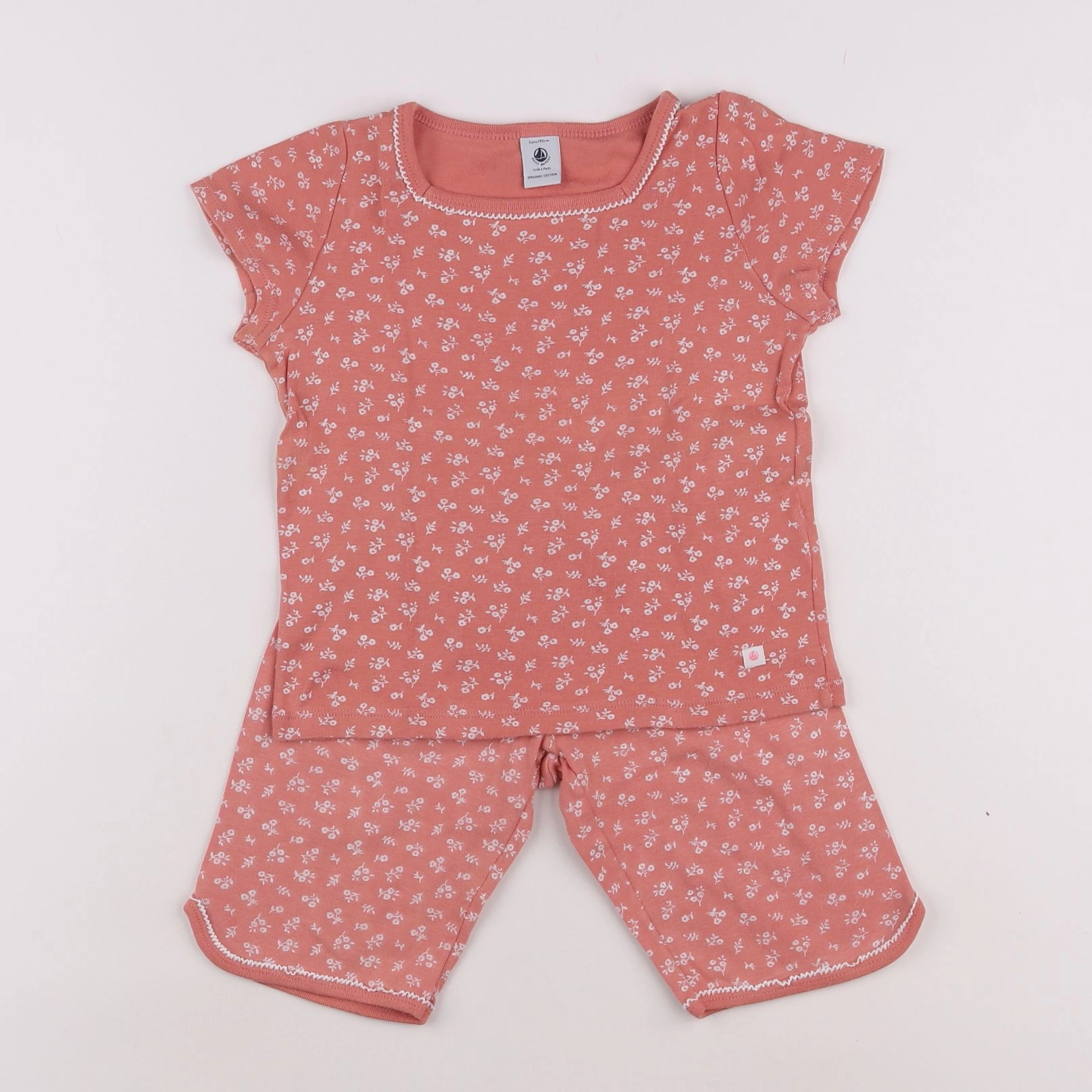 Petit Bateau - pyjama coton rose - 3 ans