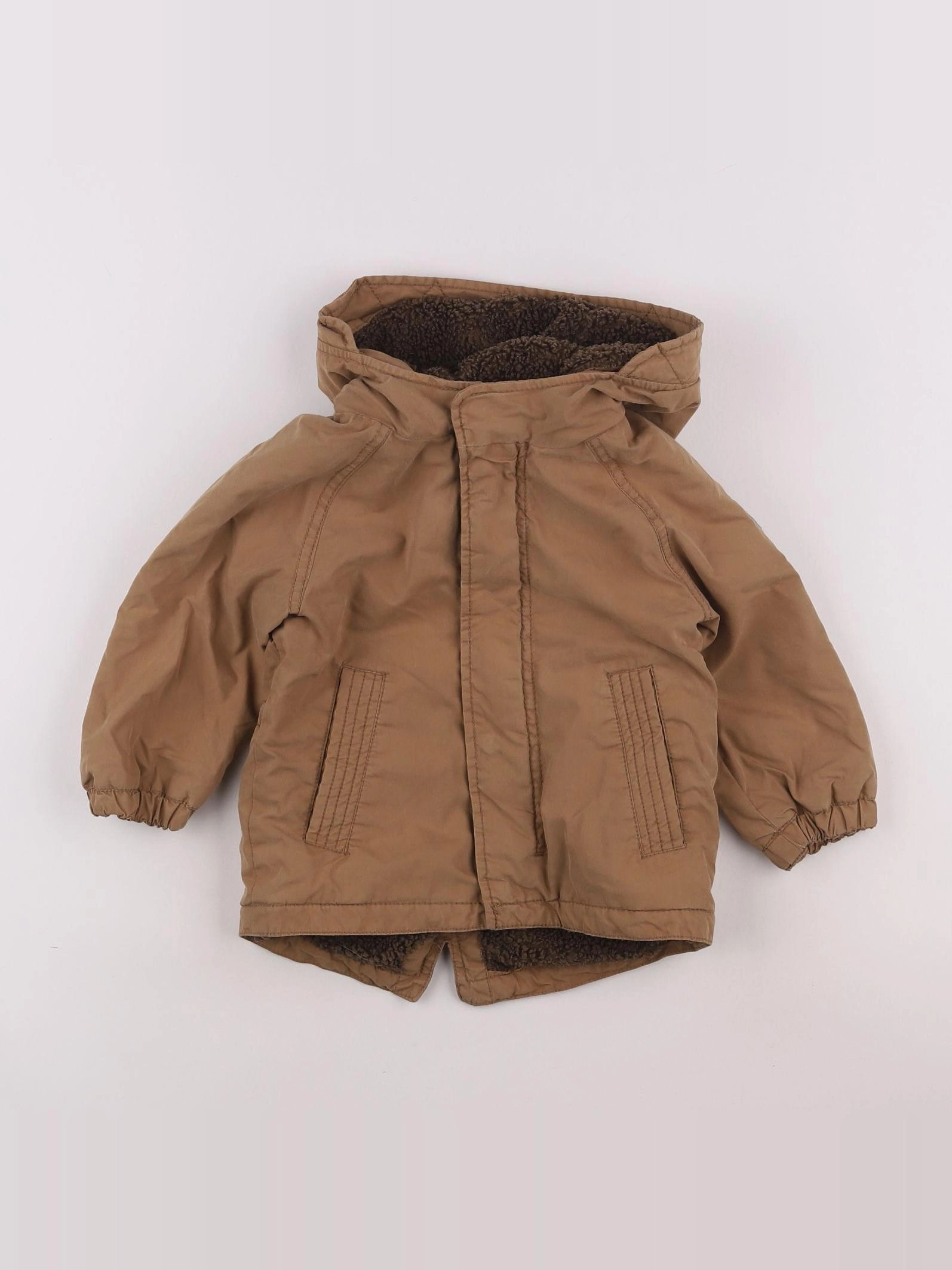 Zara - parka marron - 9/12 mois