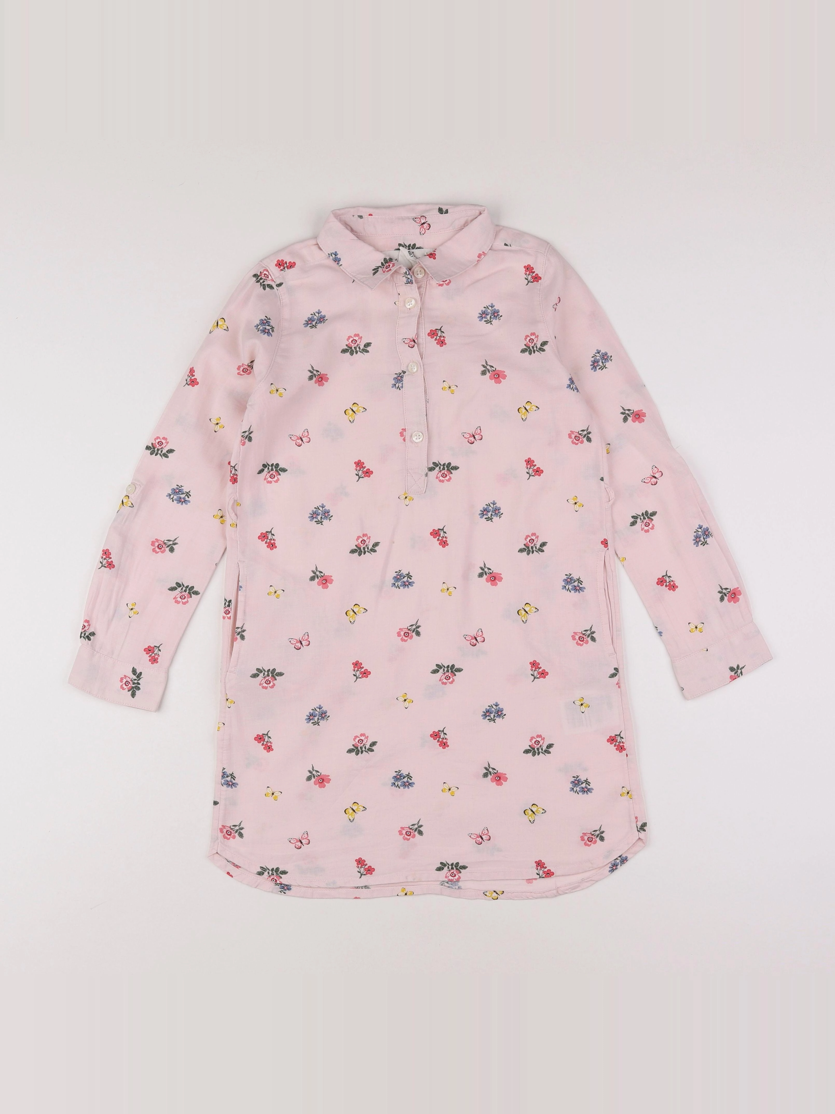 H&M - robe rose - 6/7 ans