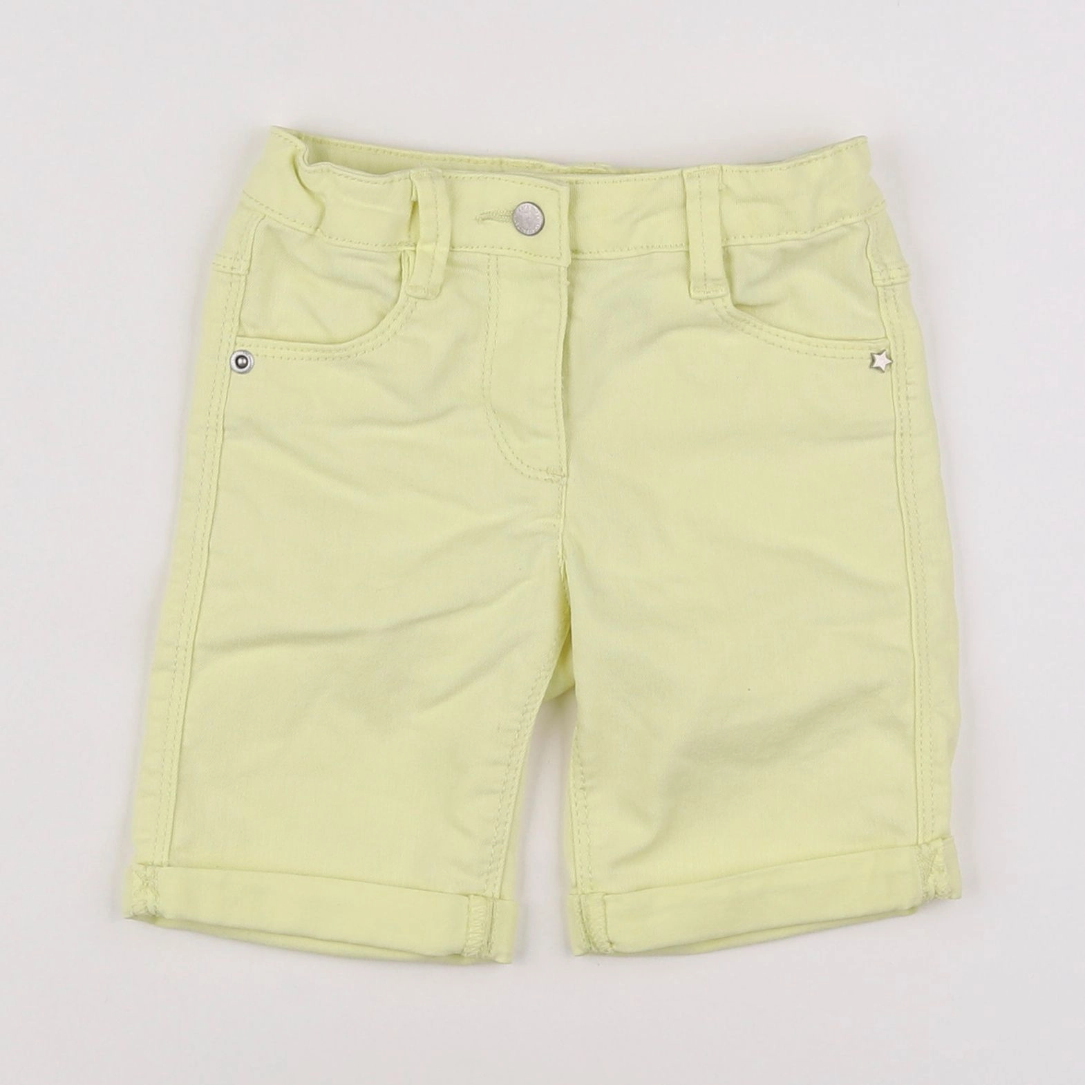 Vertbaudet - short jaune - 4 ans