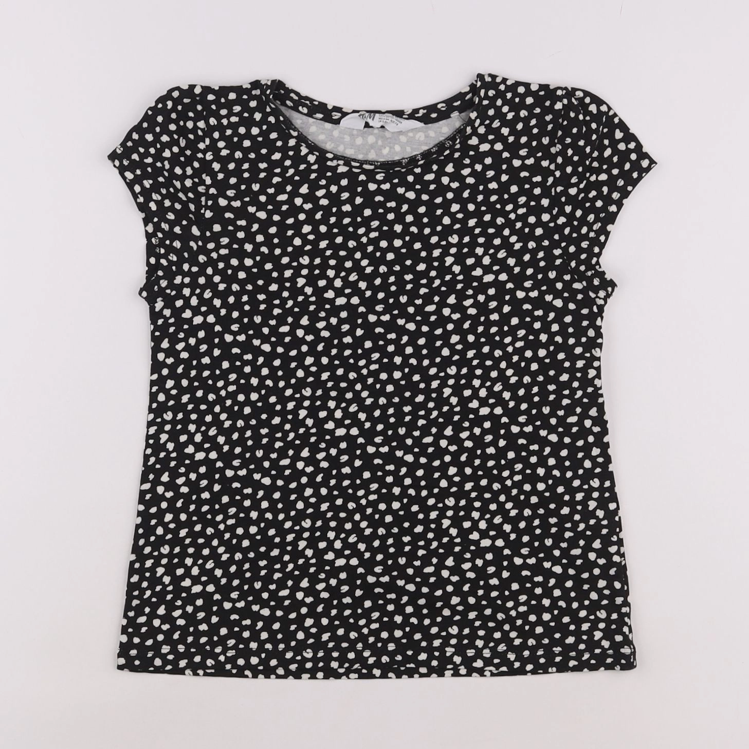 H&M - tee-shirt noir - 6/8 ans