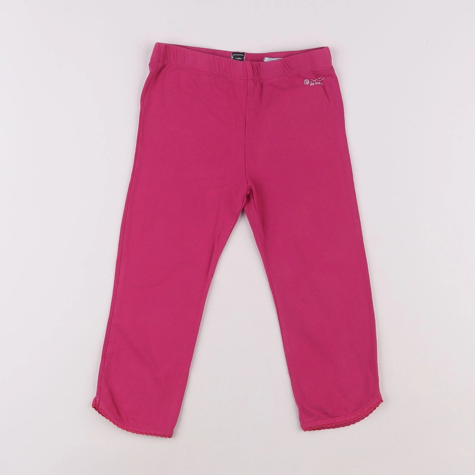 Terre de marins - legging rose - 7 ans