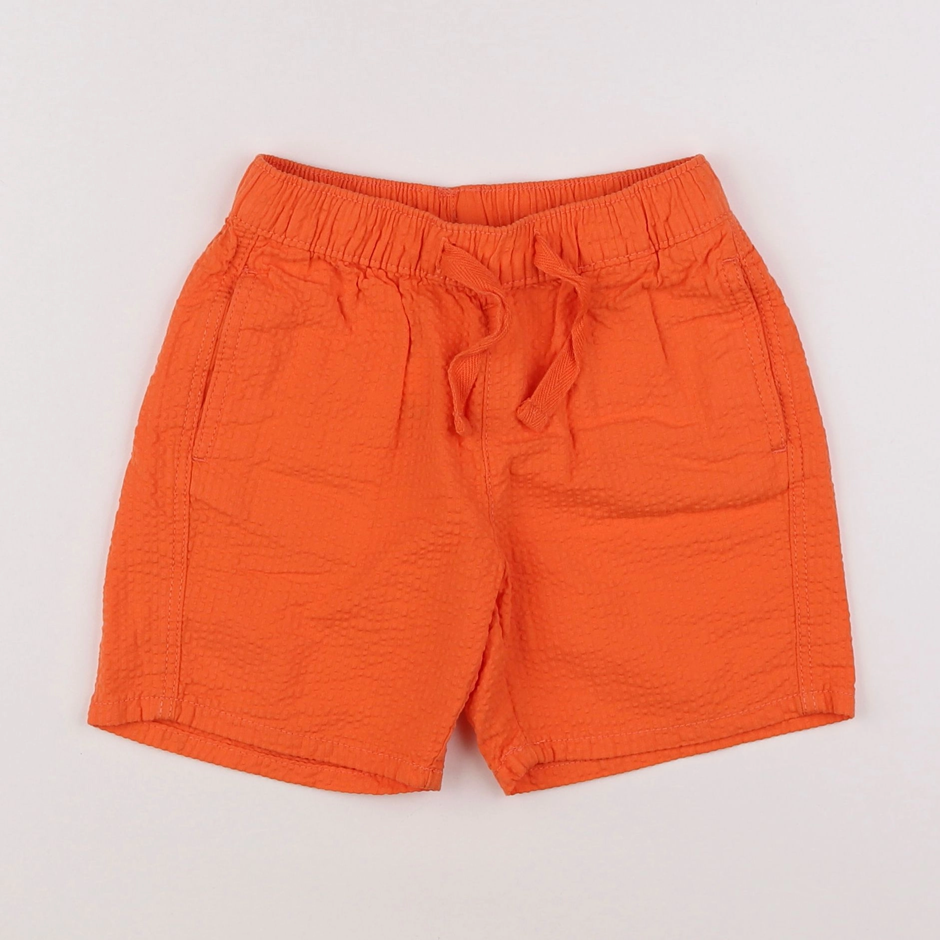 H&M - short orange - 2/3 ans