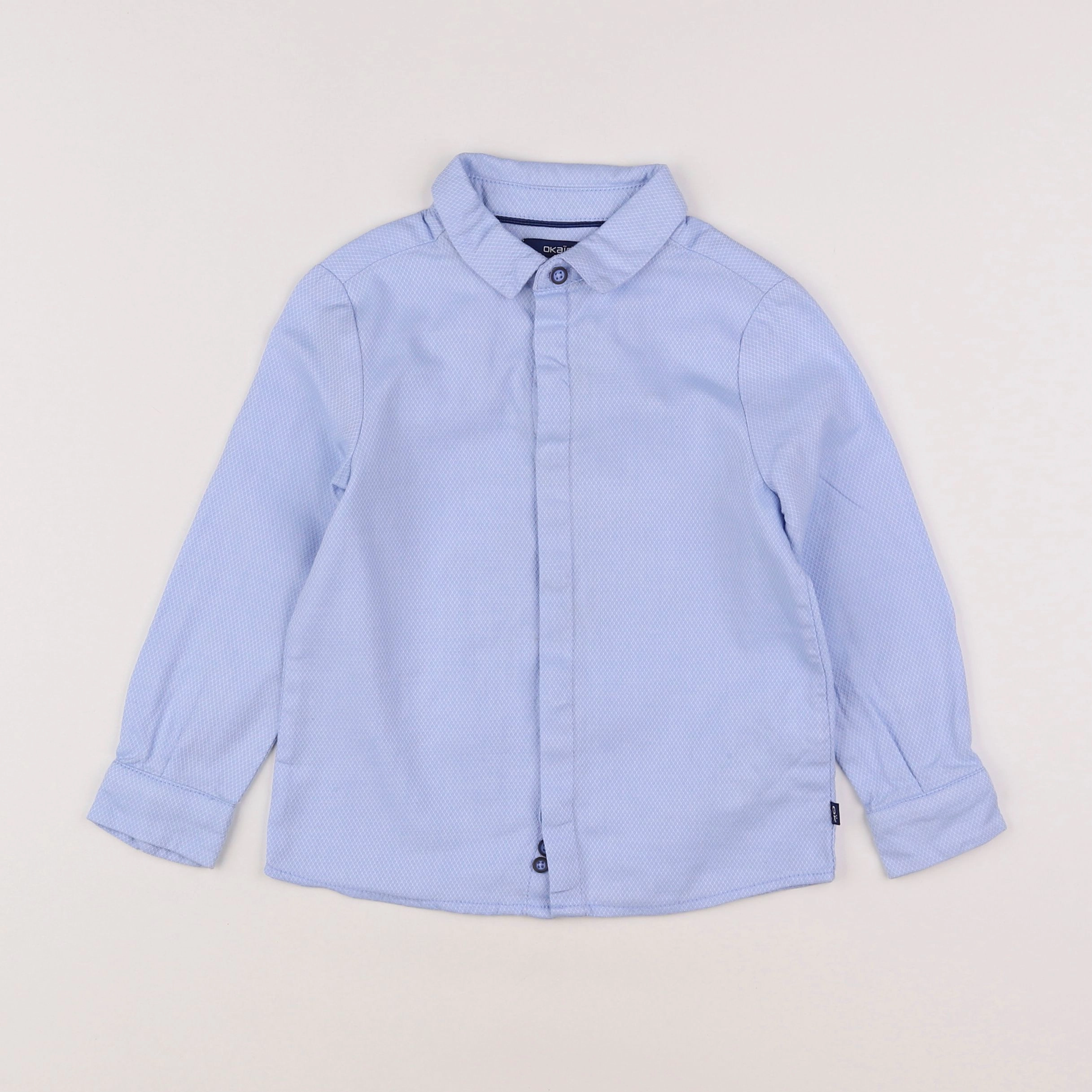 Okaidi - chemise bleu - 3 ans
