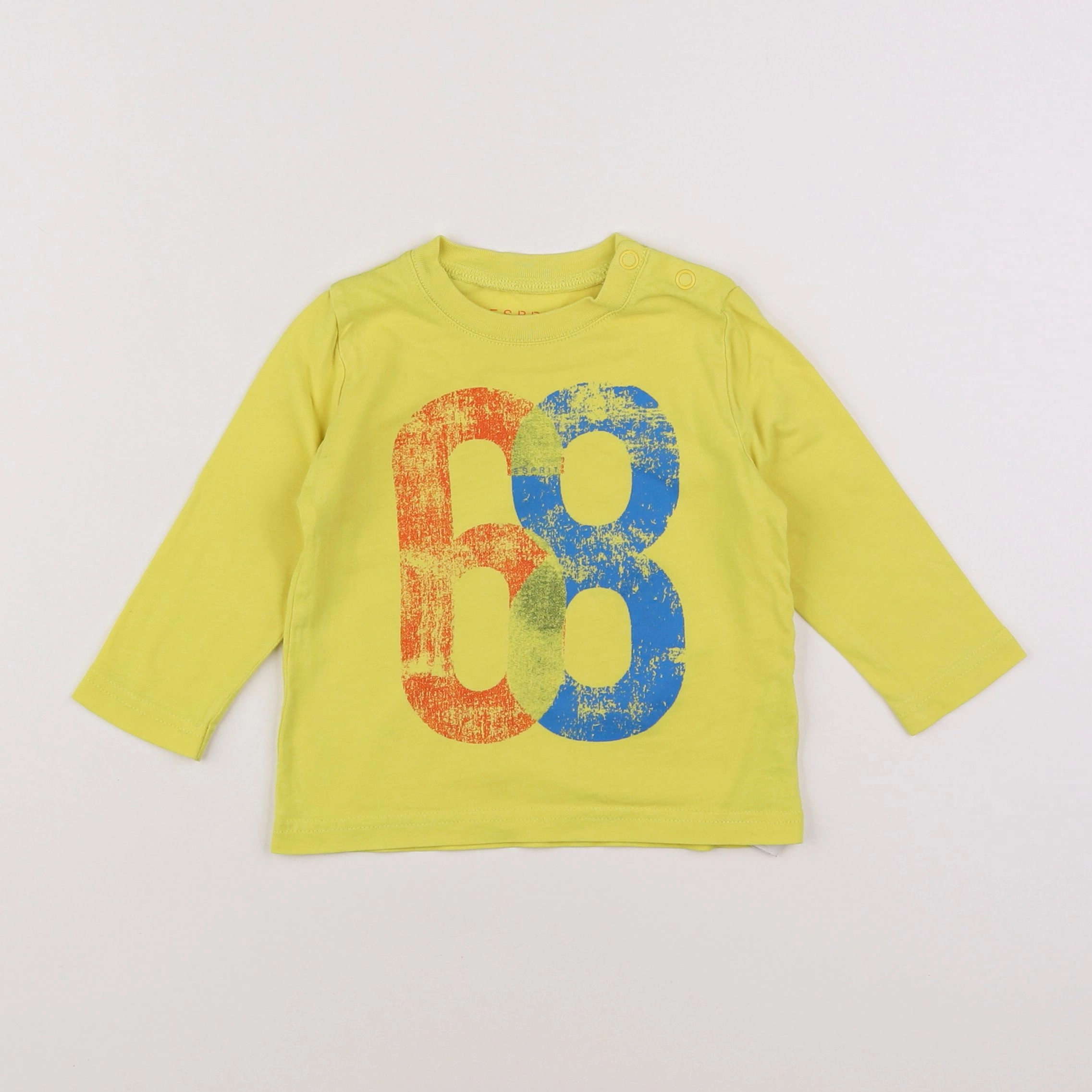 Esprit - tee-shirt jaune - 9 mois