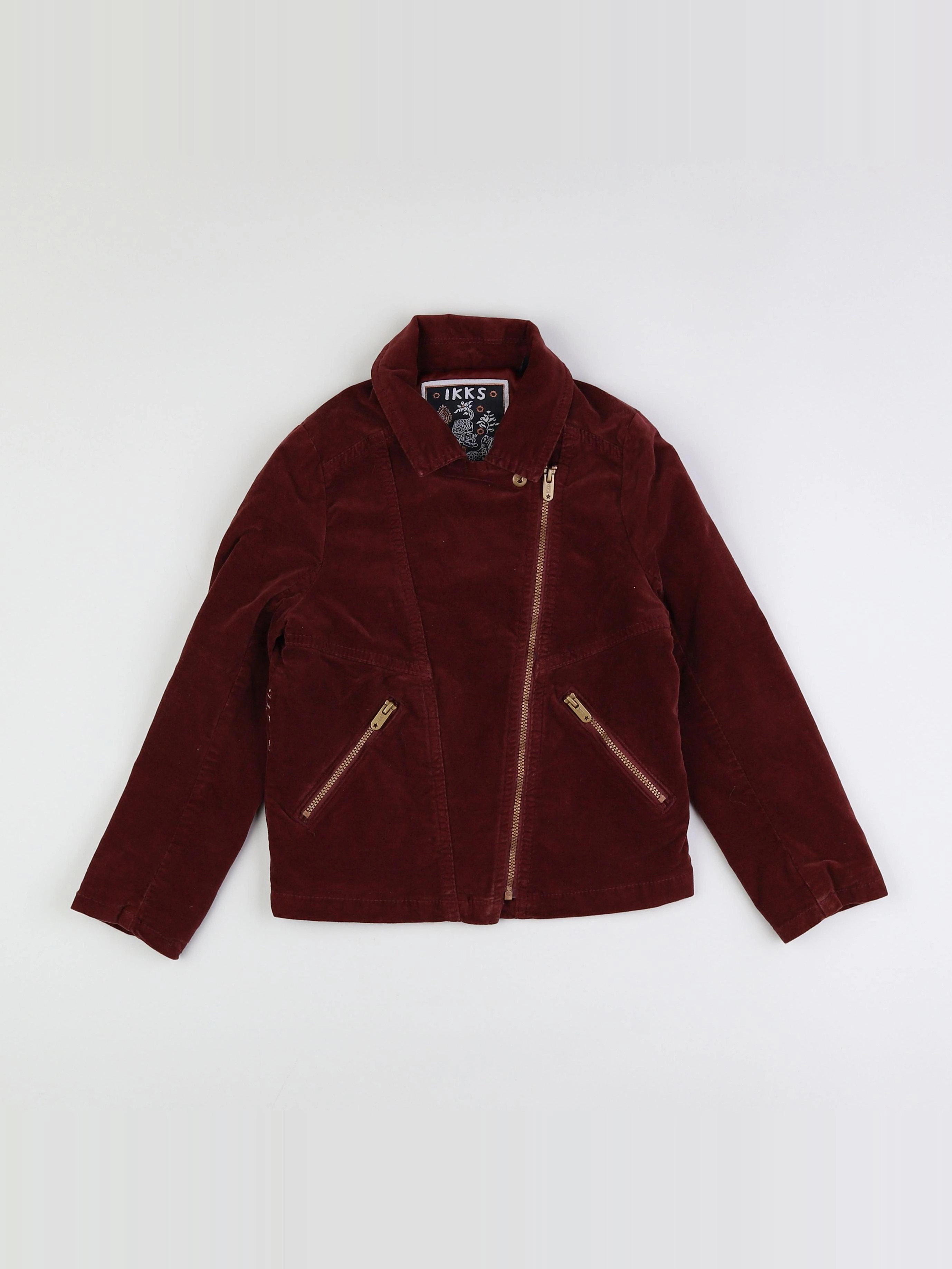 IKKS - veste violet, rouge - 6 ans