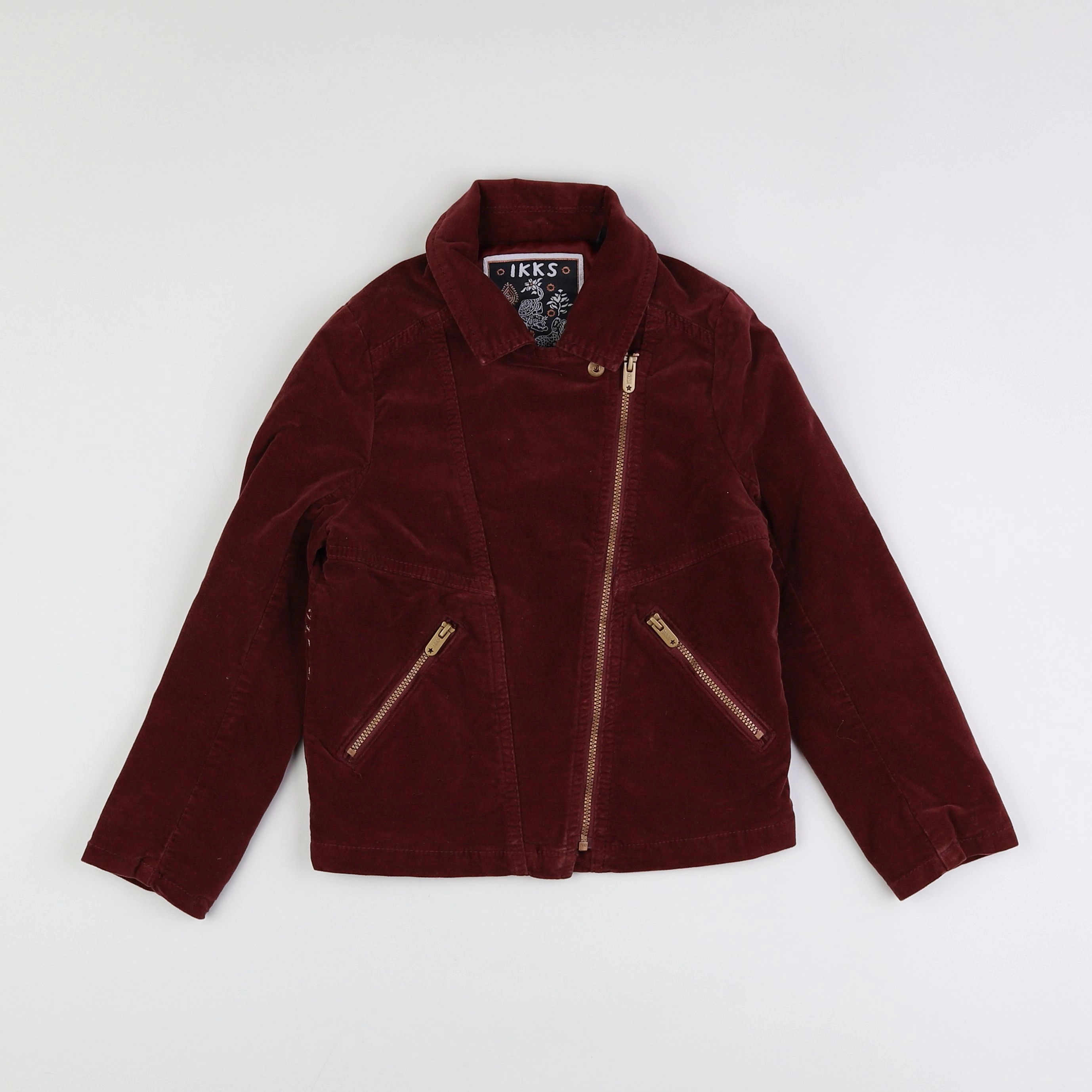 IKKS - veste violet, rouge - 6 ans