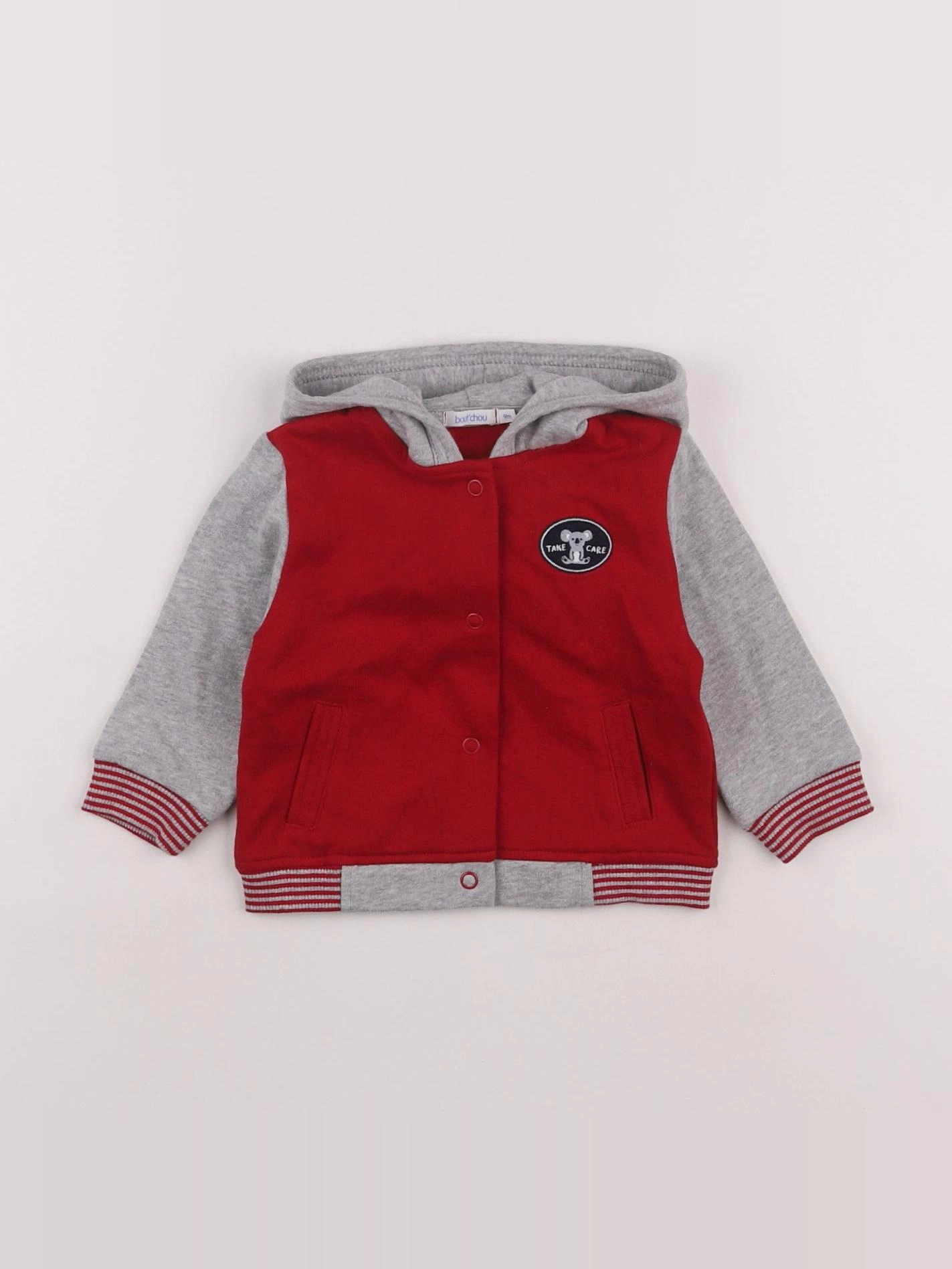 Boutchou - sweat rouge - 9 mois