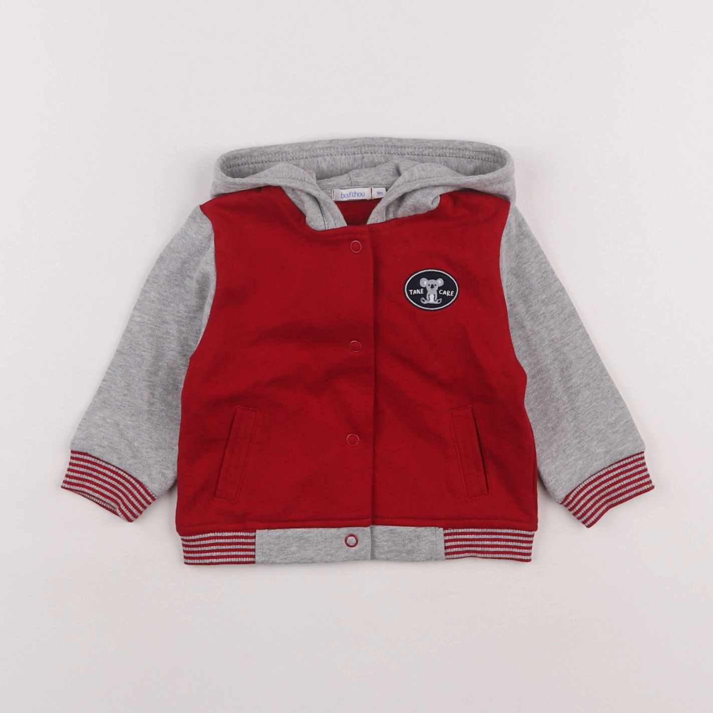 Boutchou - sweat rouge - 9 mois