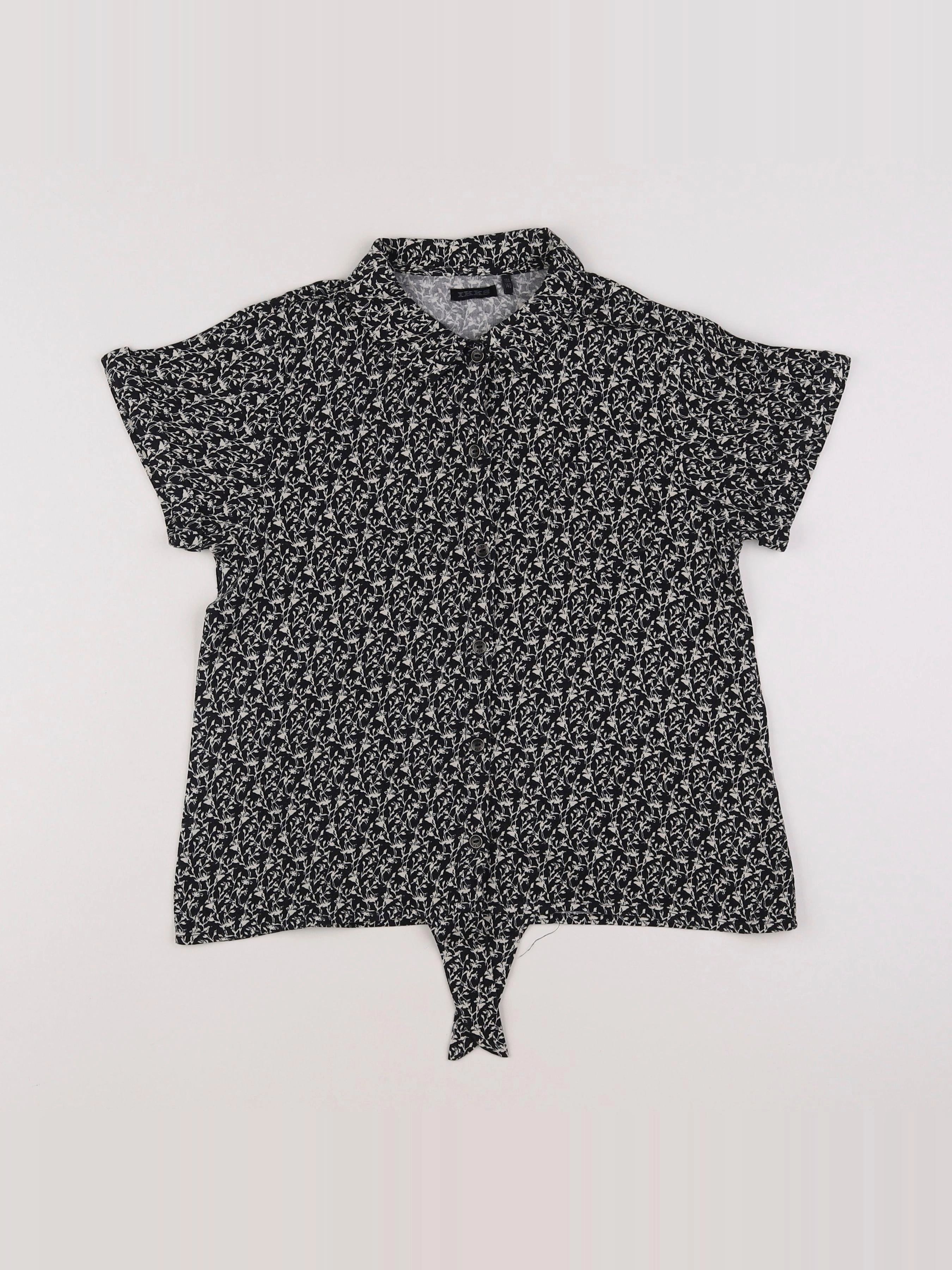 IKKS - blouse noir - 10 ans