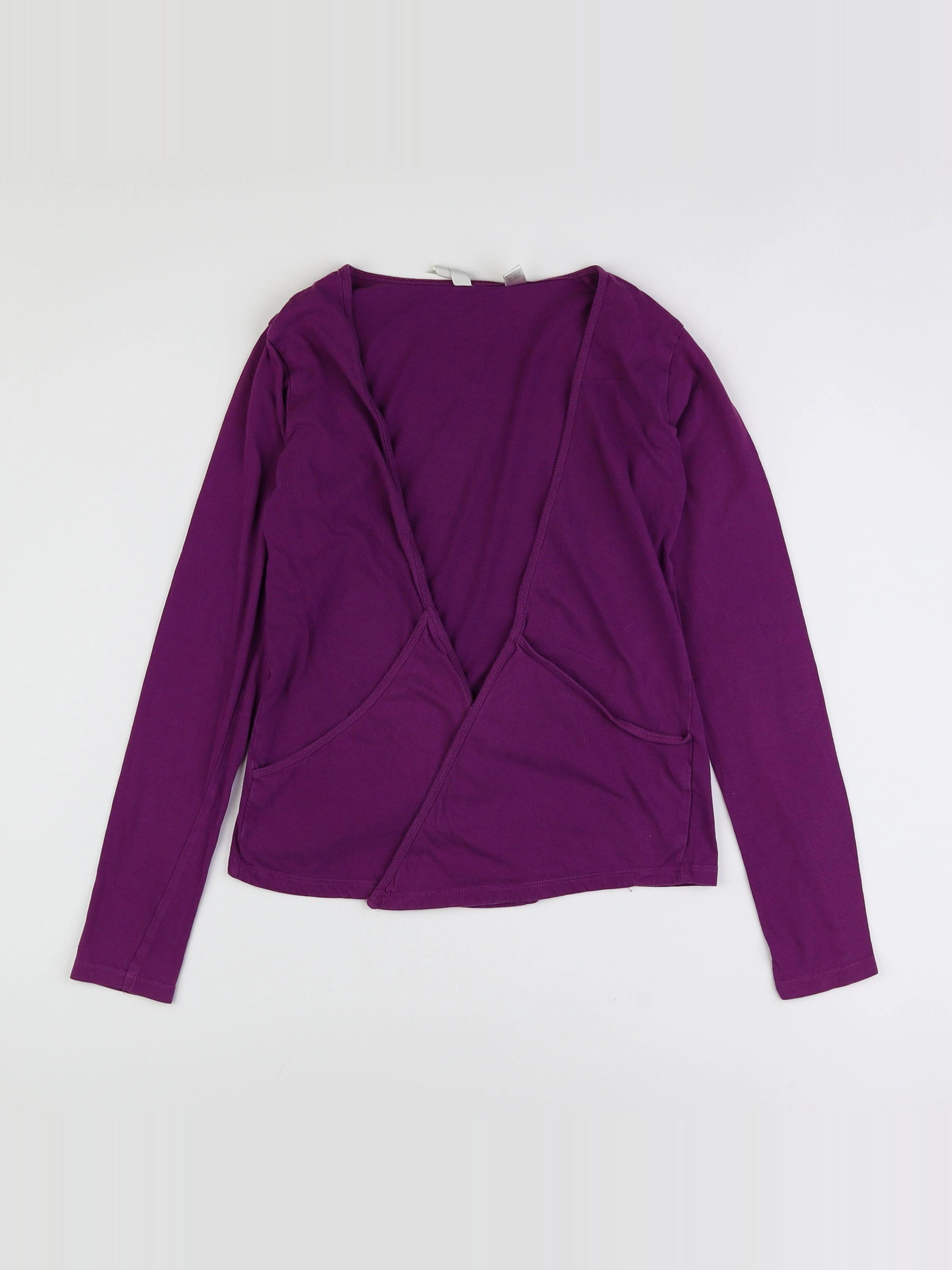 Okaidi - gilet violet - 12 ans