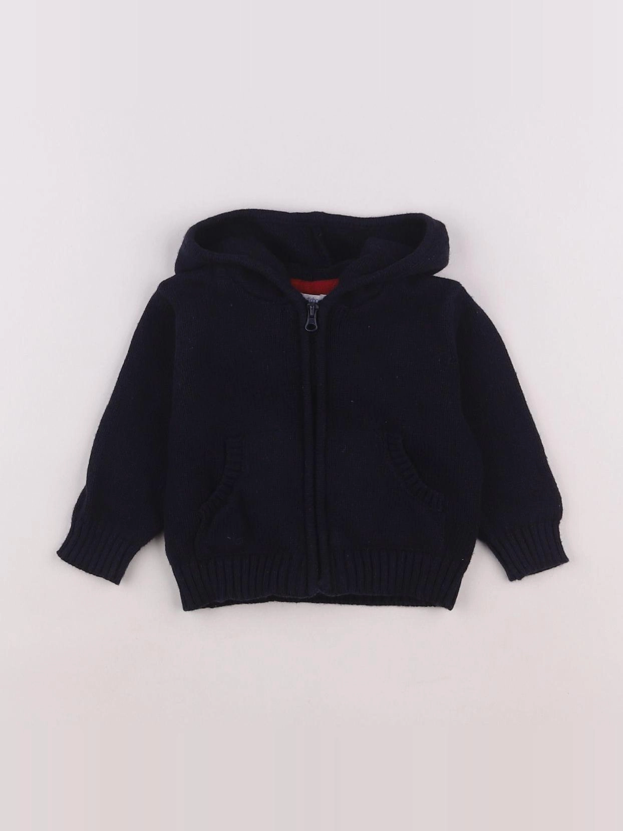 Boutchou - gilet bleu - 6 mois