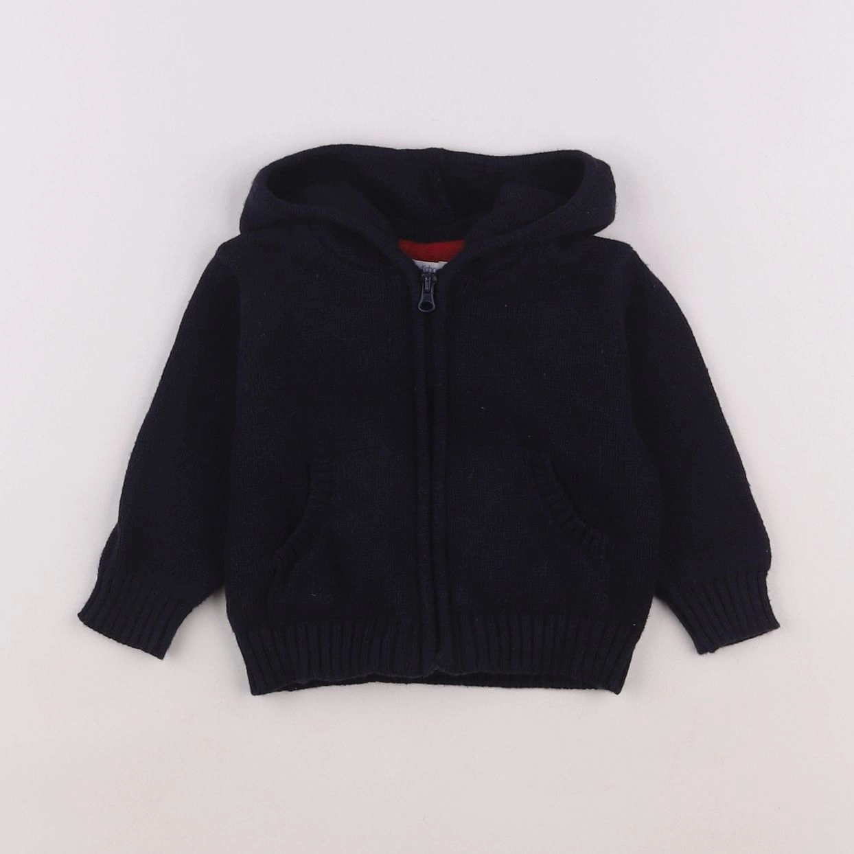 Boutchou - gilet bleu - 6 mois