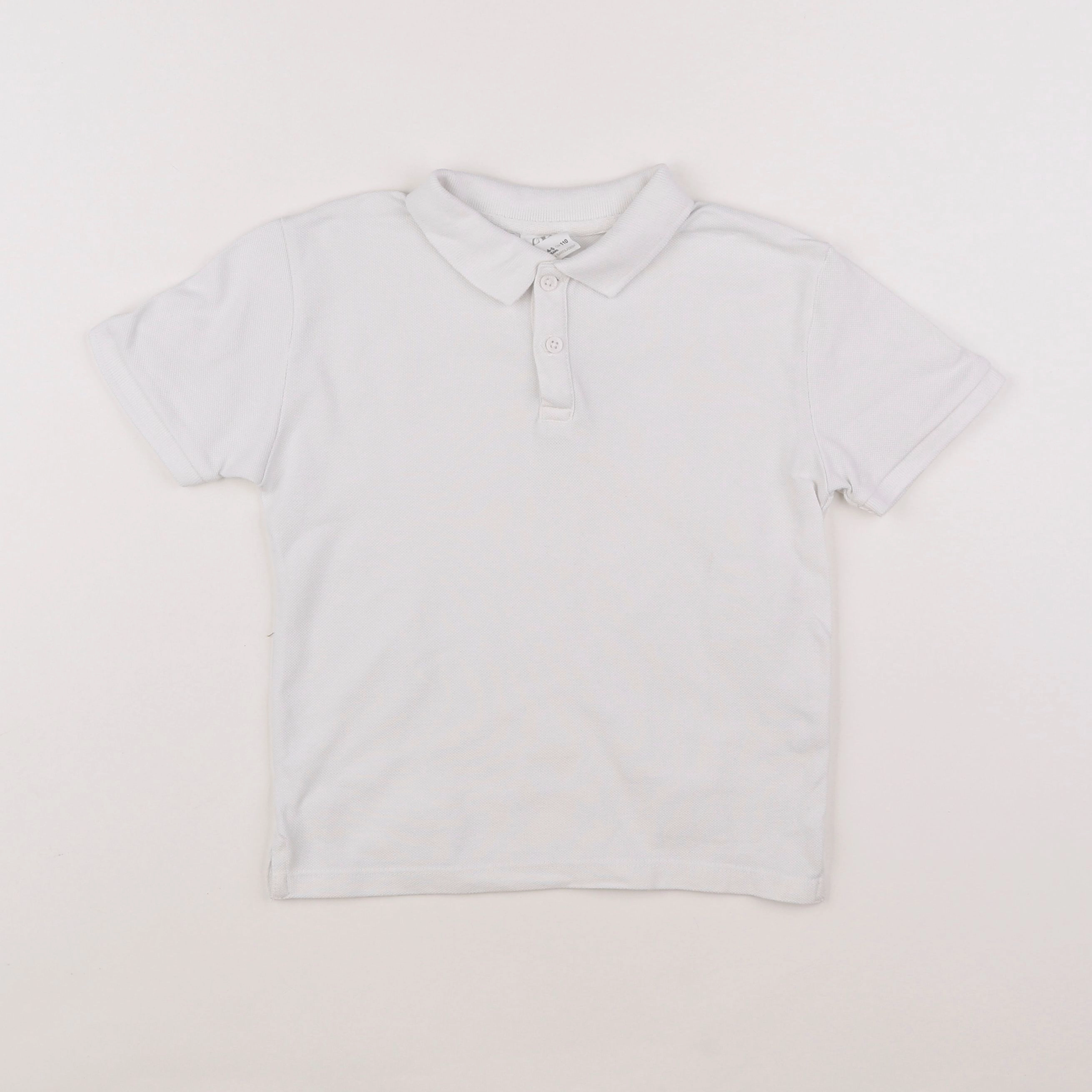 Zara - polo blanc - 4/5 ans