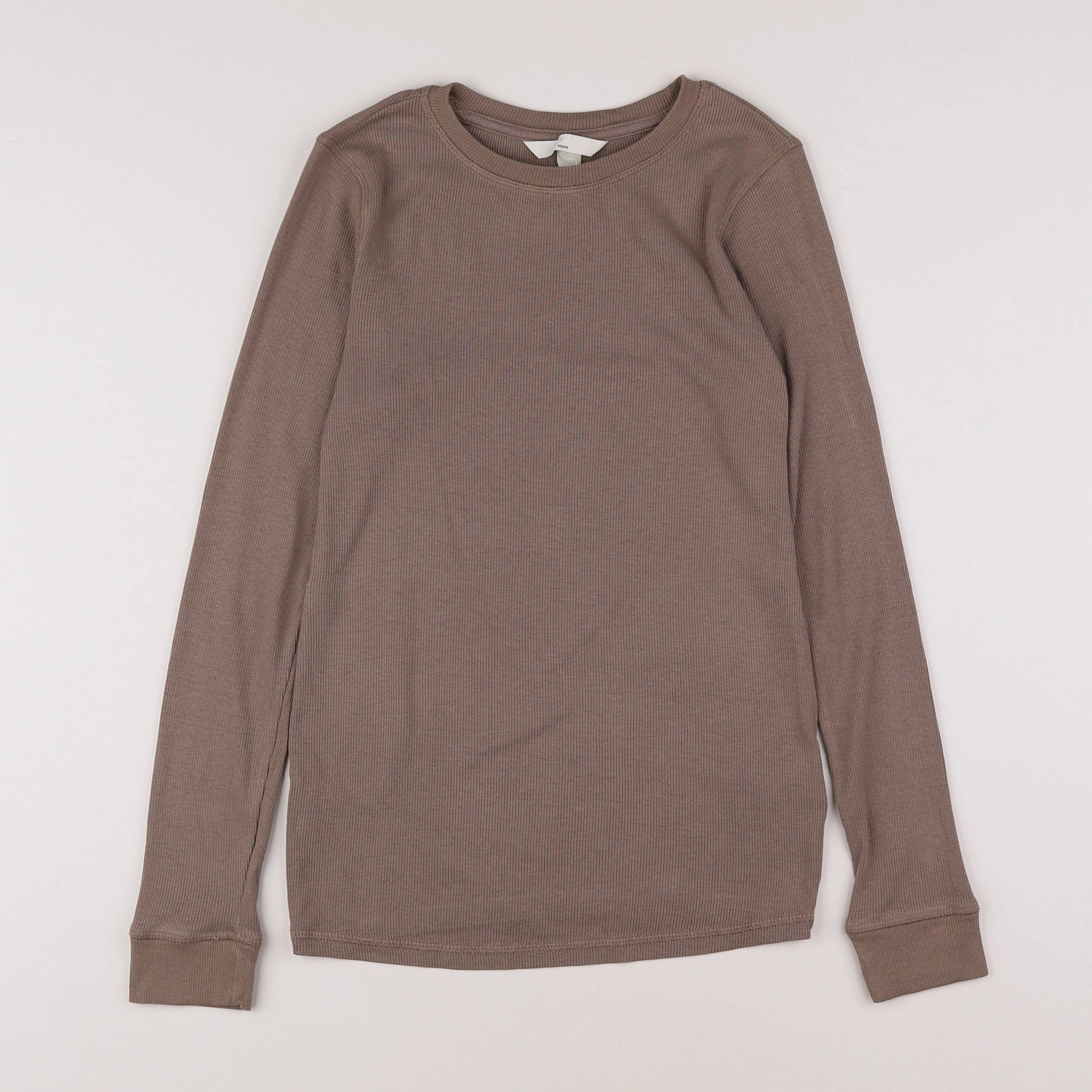 H&M - tee-shirt grossesse marron - 36 à 38