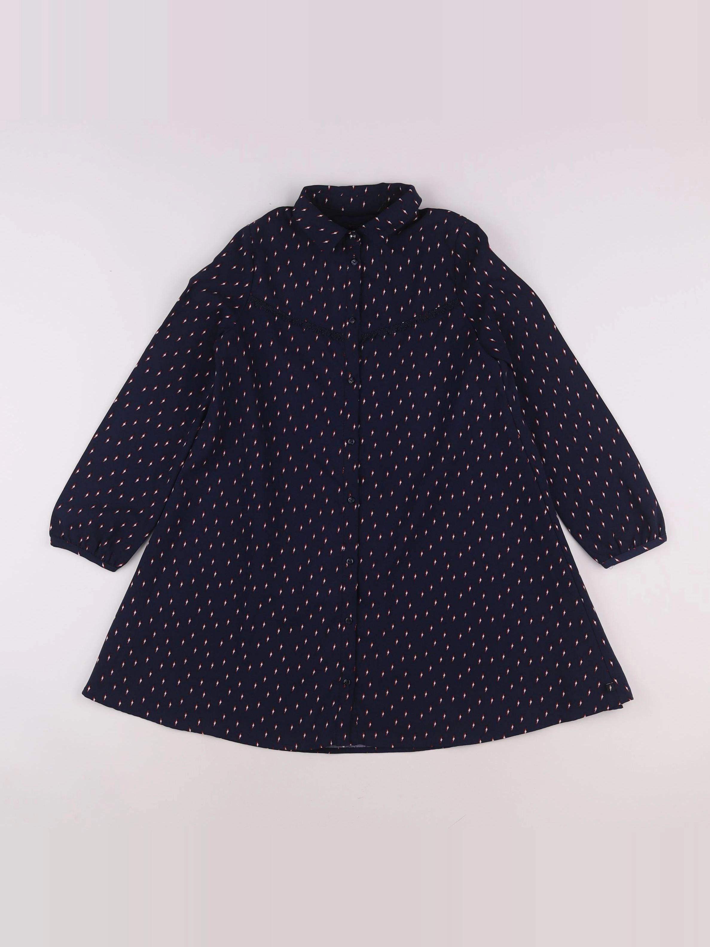 IKKS - robe bleu - 10 ans
