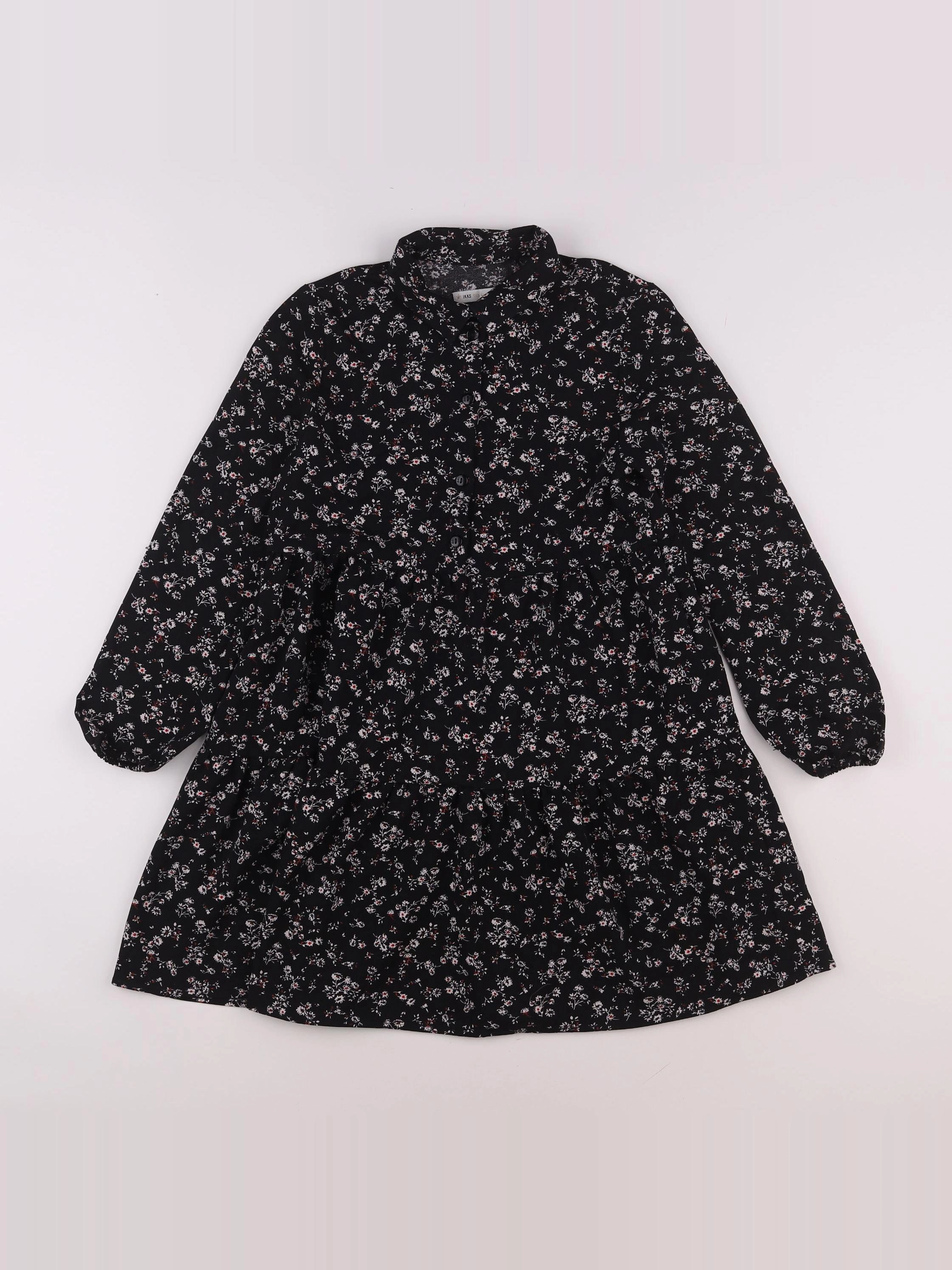 IKKS - robe noir - 10 ans