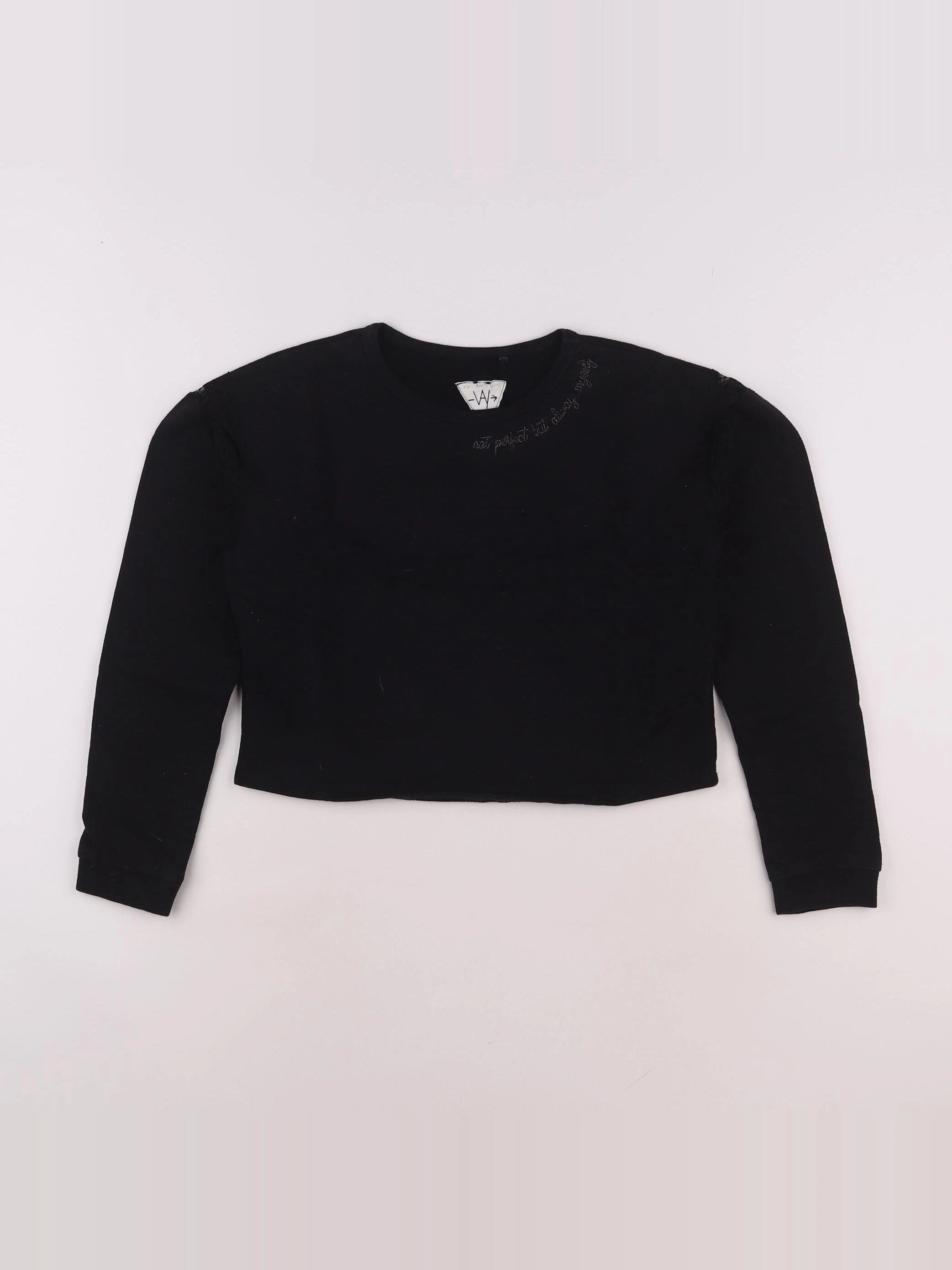 IKKS - sweat court  noir - 12 ans