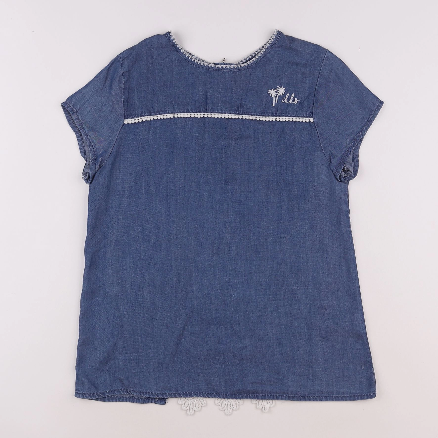 IKKS - blouse bleu - 12 ans
