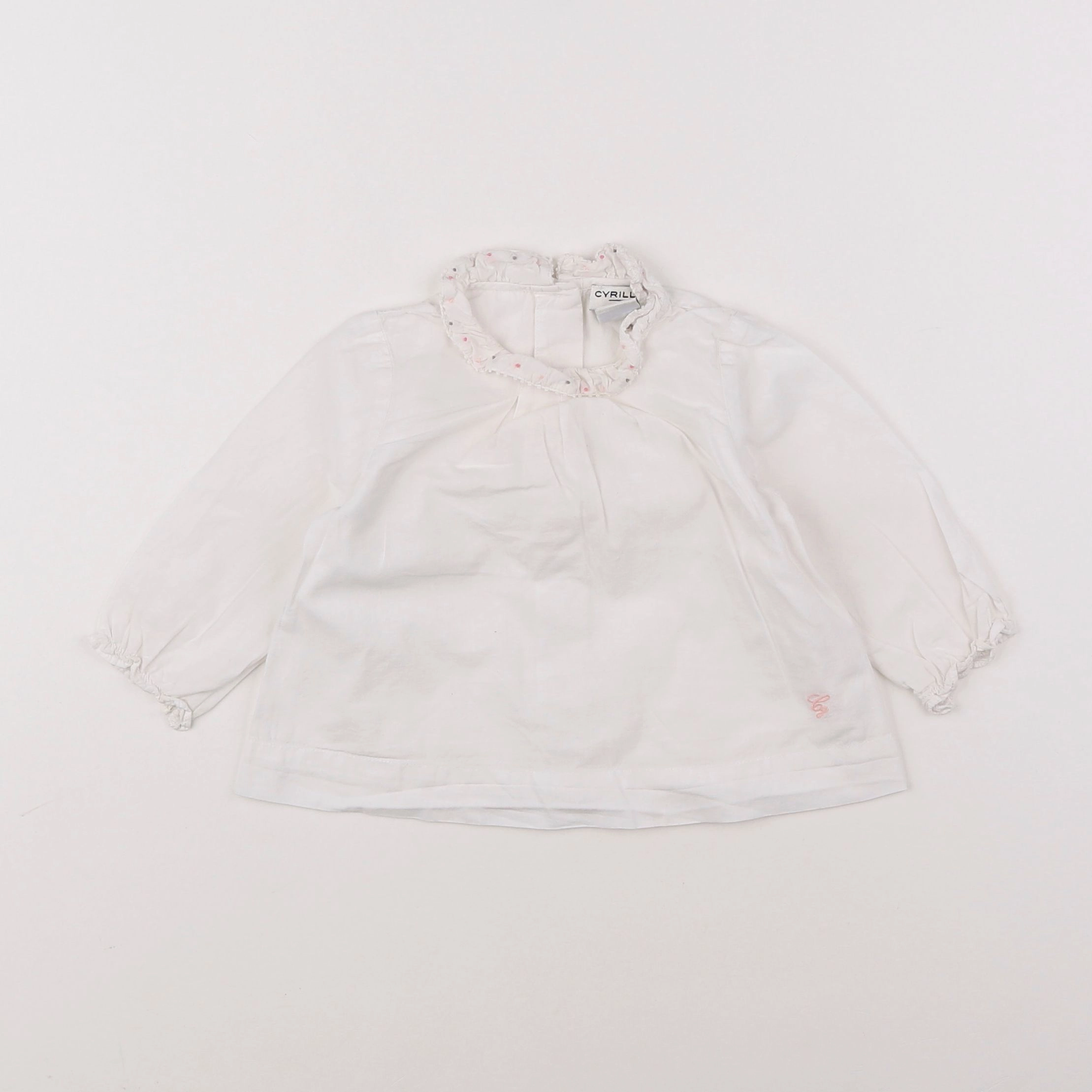 Cyrillus - blouse blanc - 6 mois