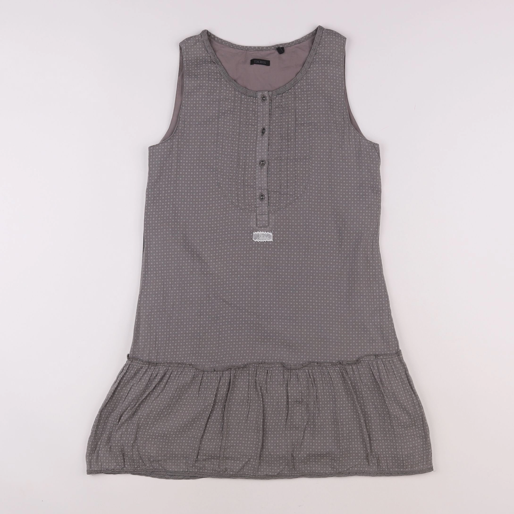 IKKS - robe gris - 12 ans