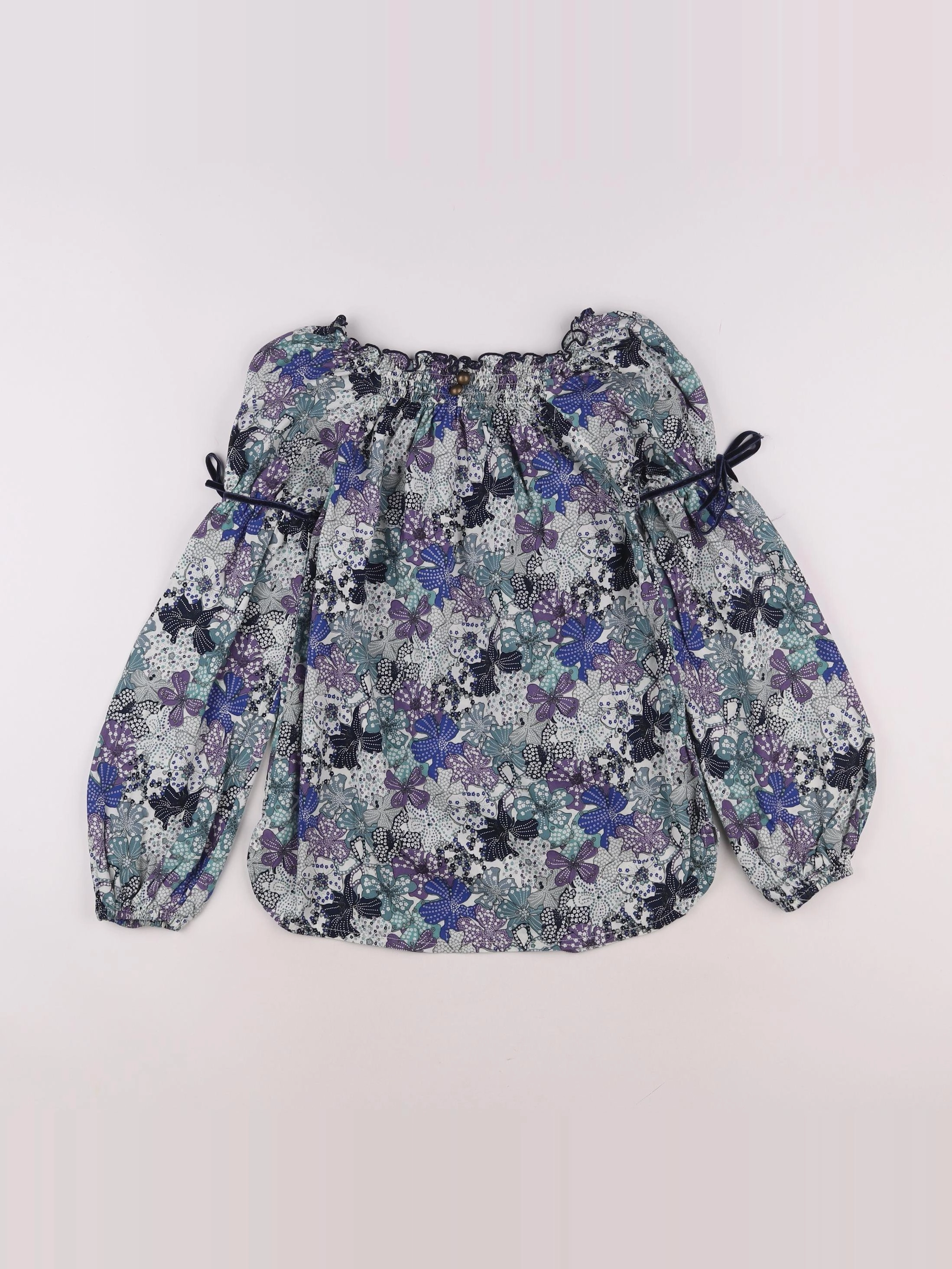 La Faute à Voltaire  - blouse bleu - 13/14 ans
