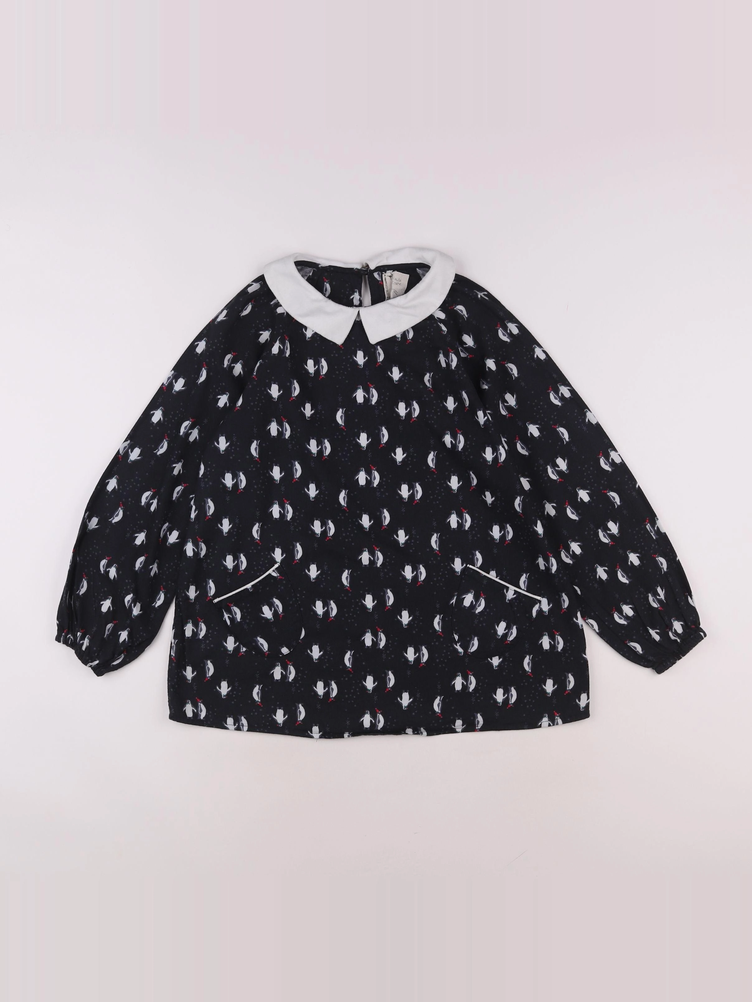 La Faute à Voltaire  - blouse bleu - 13/14 ans