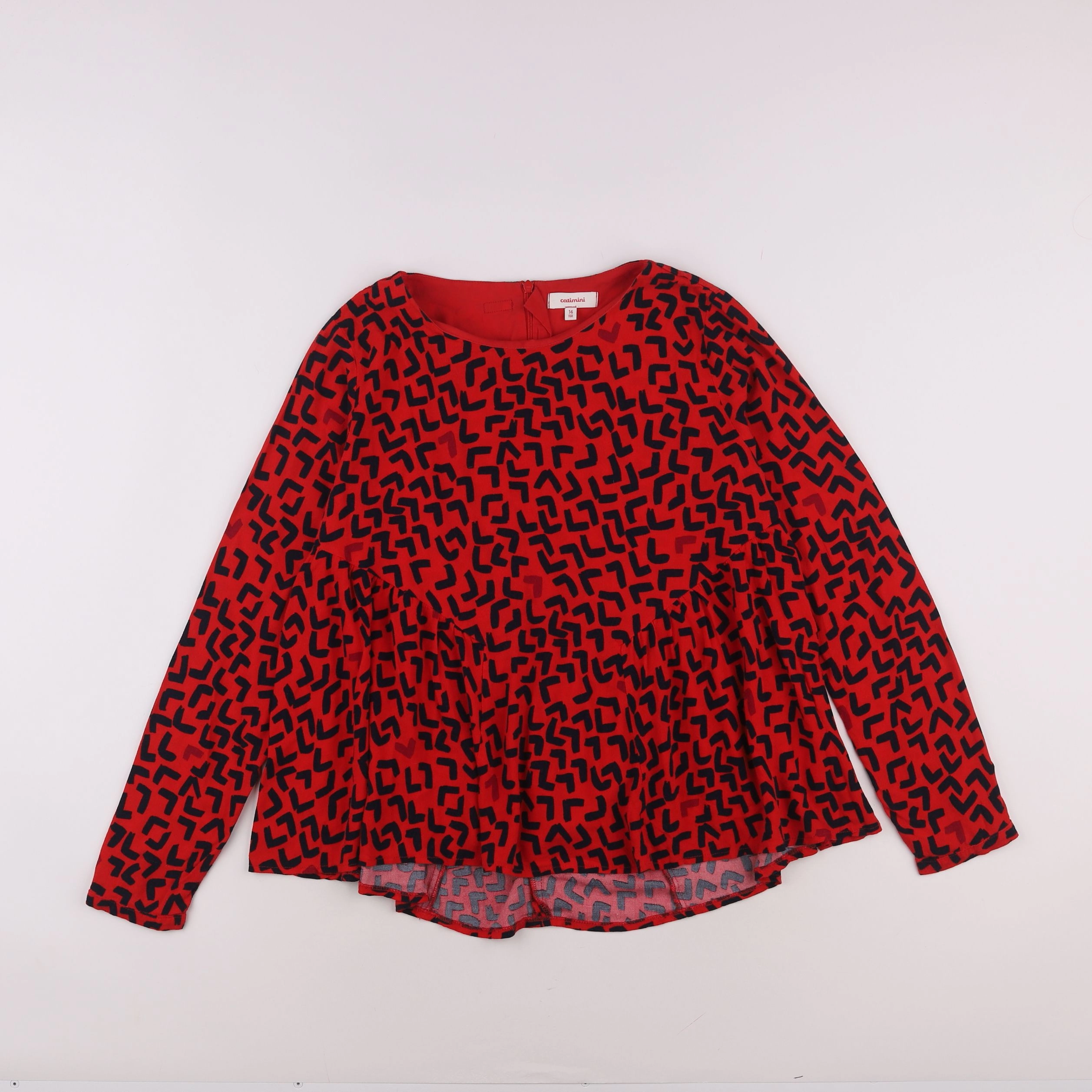 Catimini - blouse rouge - 14 ans