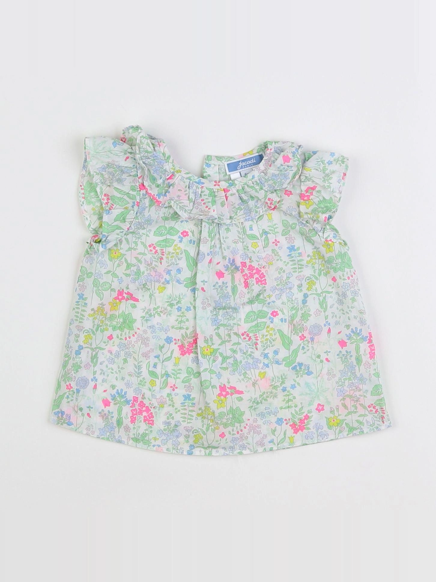 Jacadi - blouse liberty multicolore - 6 mois