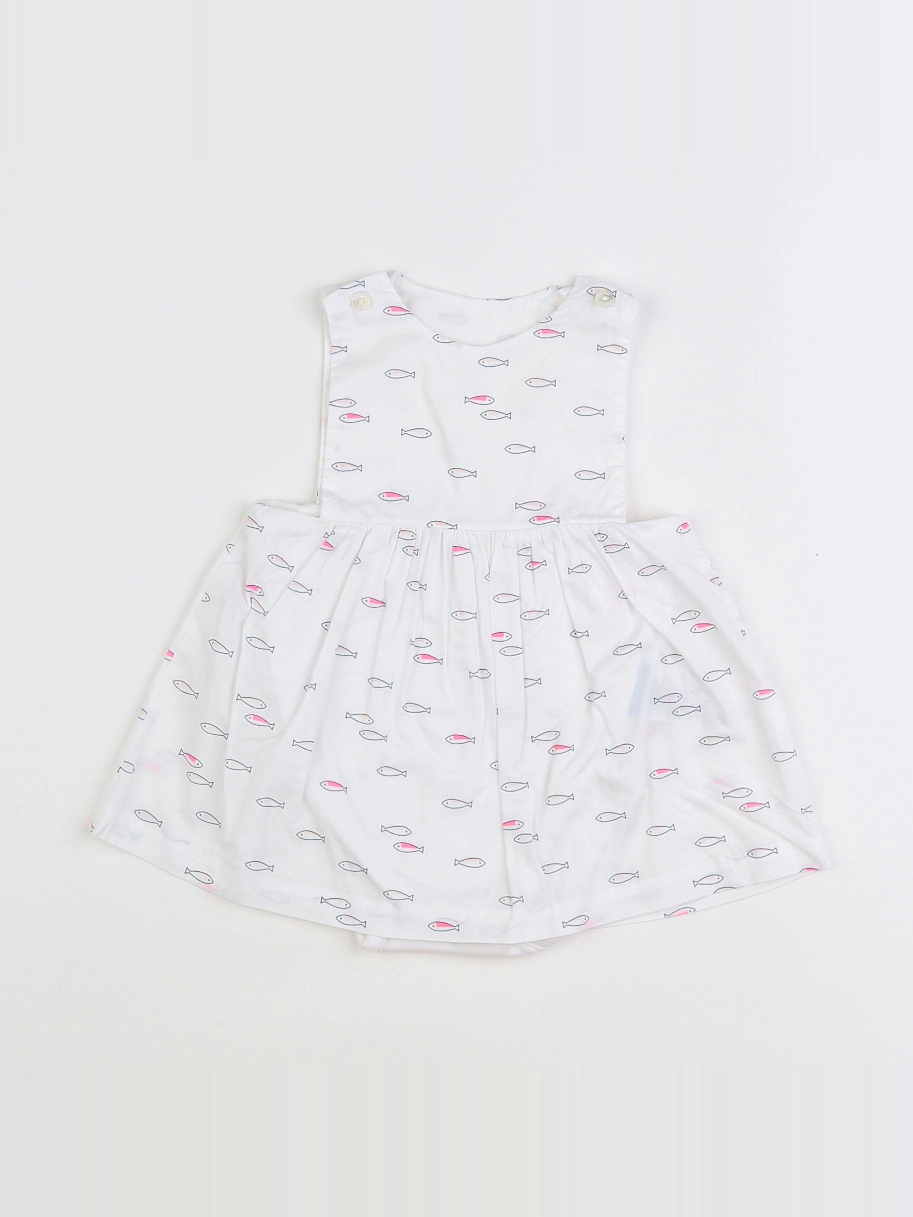 Jacadi - robe blanc - 6 mois
