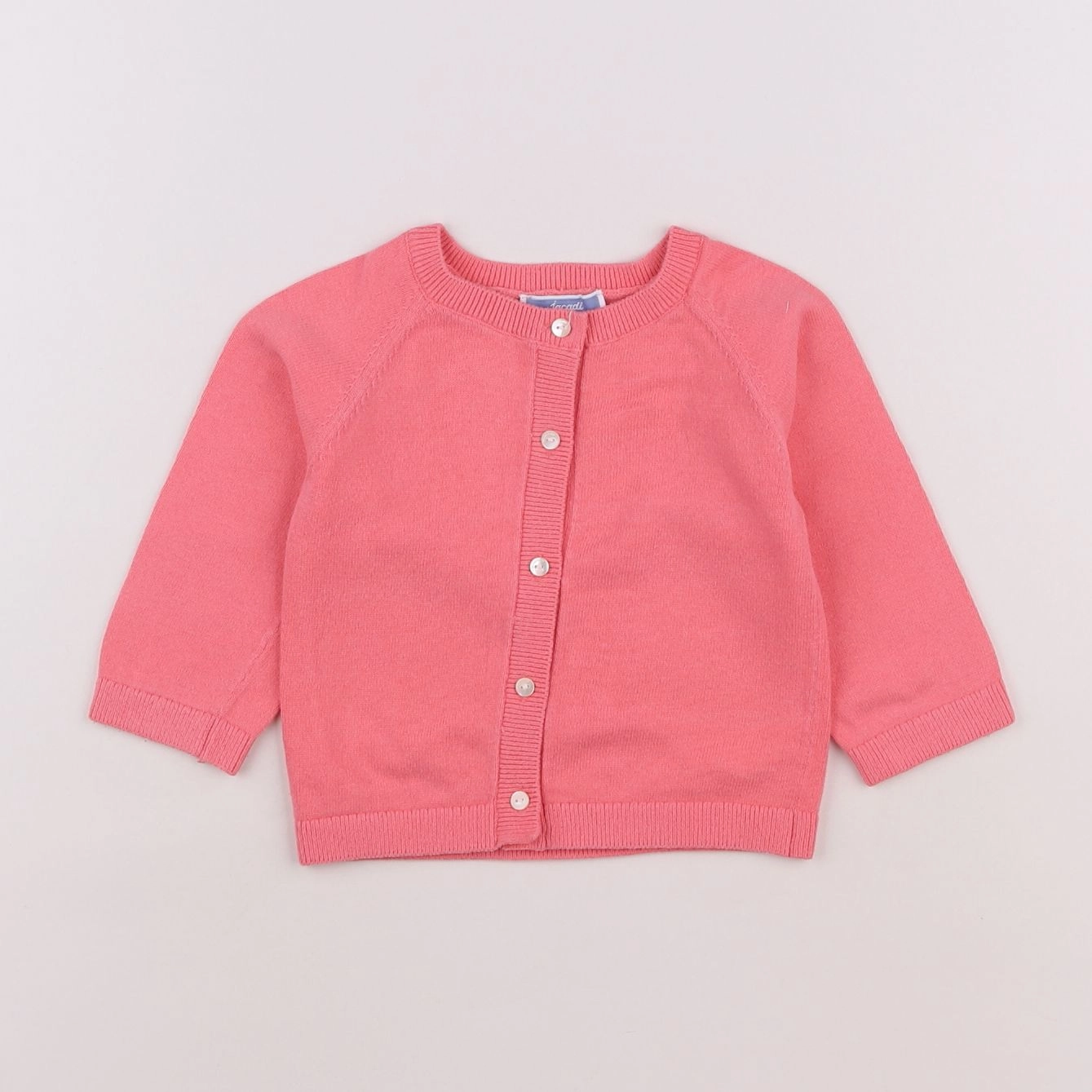 Jacadi - gilet rose - 12 mois