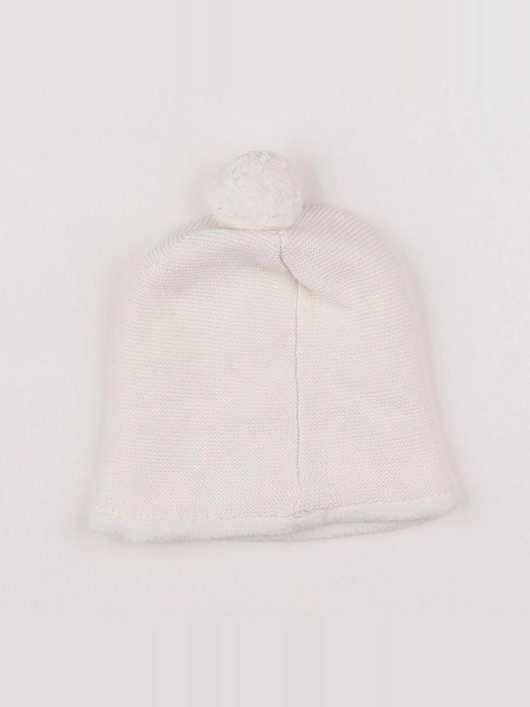 Jacadi - bonnet blanc - 6 mois