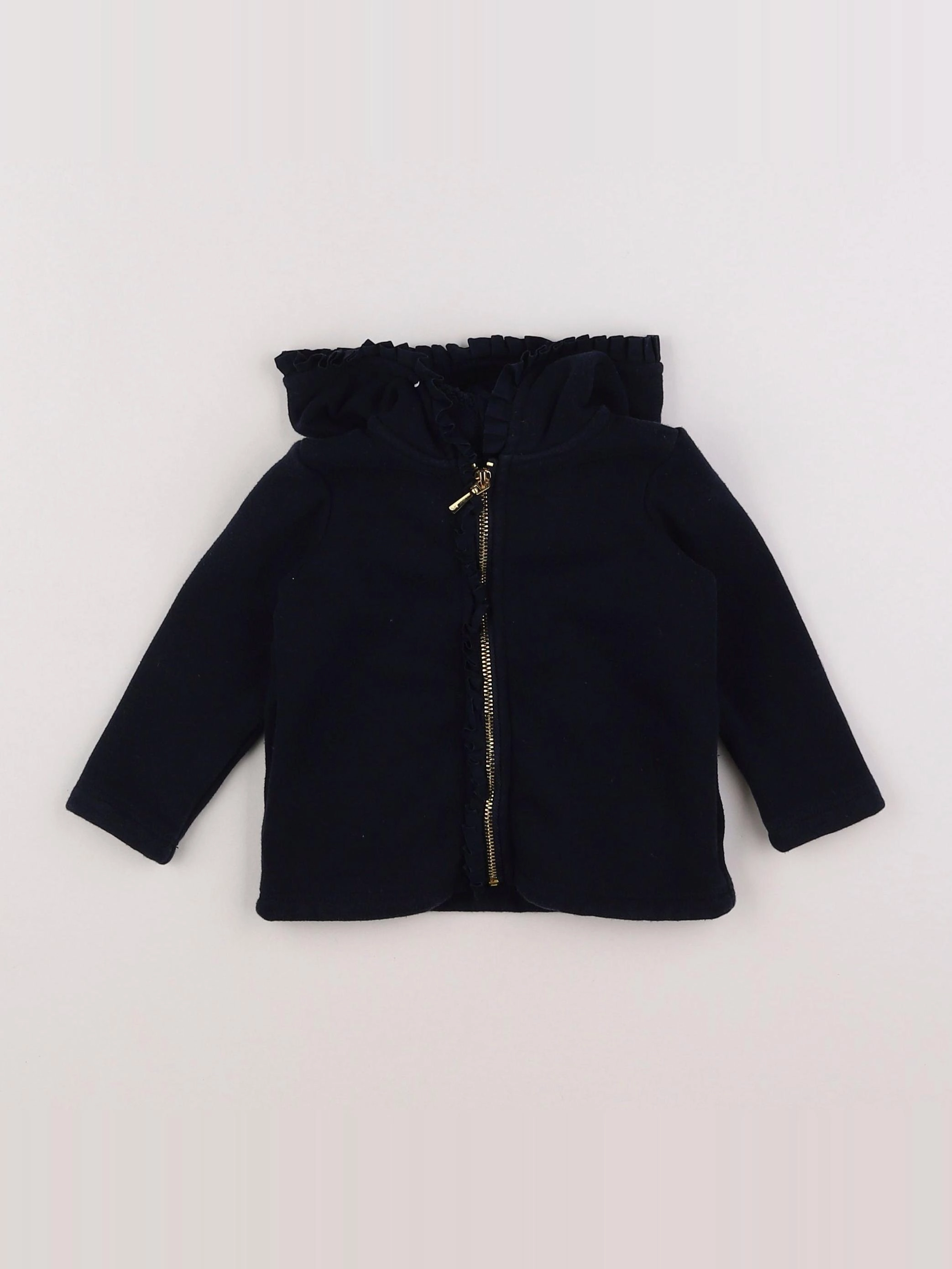 Jacadi - sweat bleu - 12 mois