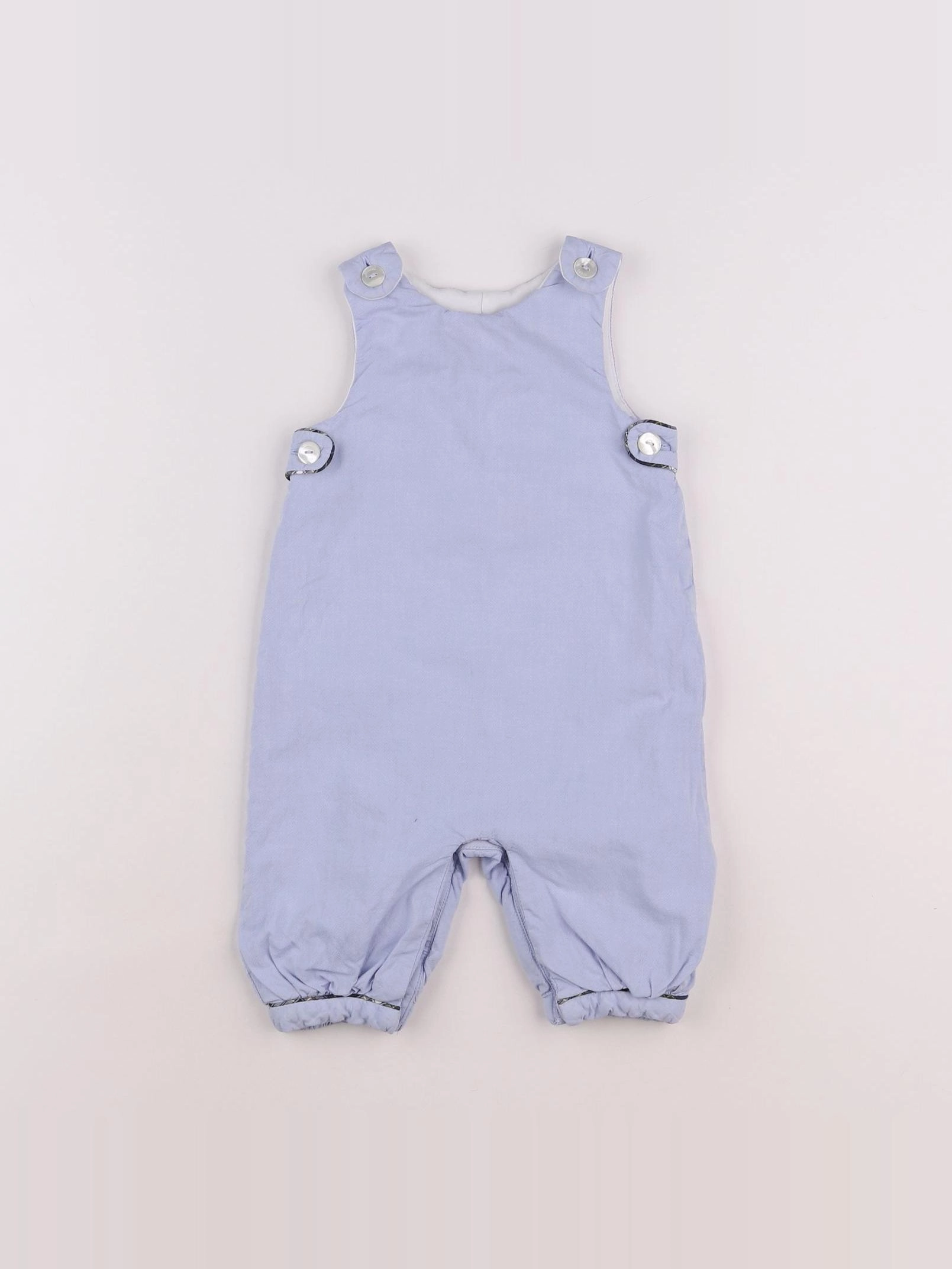 Jacadi - salopette doublé bleu - 6 mois
