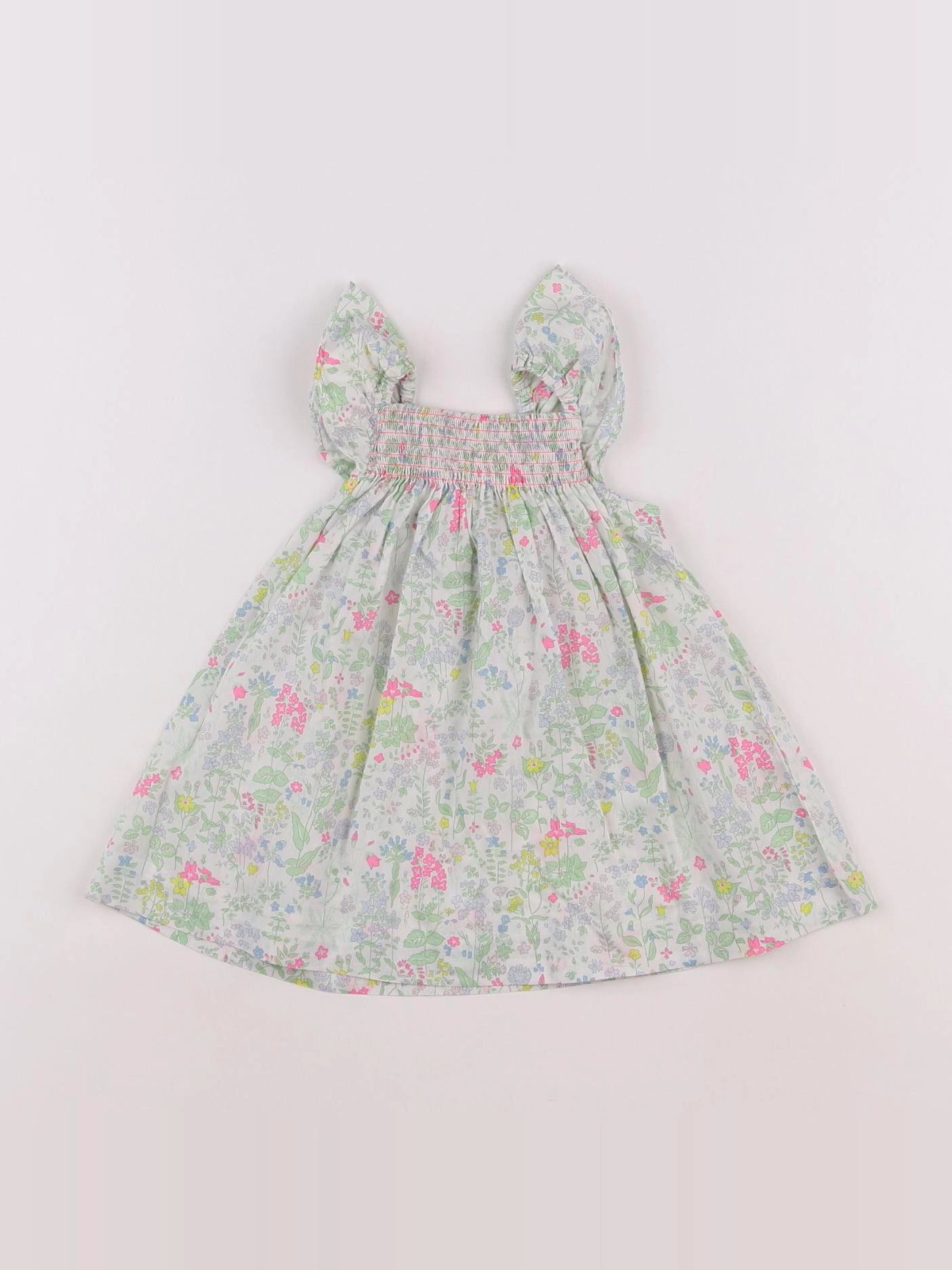Jacadi - robe liberty multicolore - 6 mois