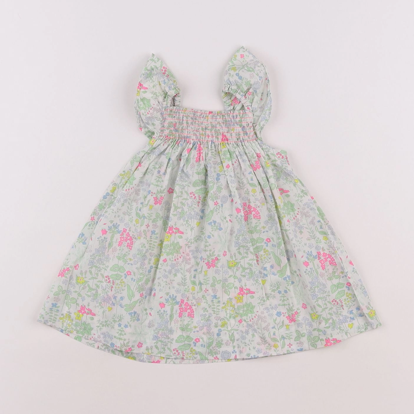 Jacadi - robe liberty multicolore - 6 mois