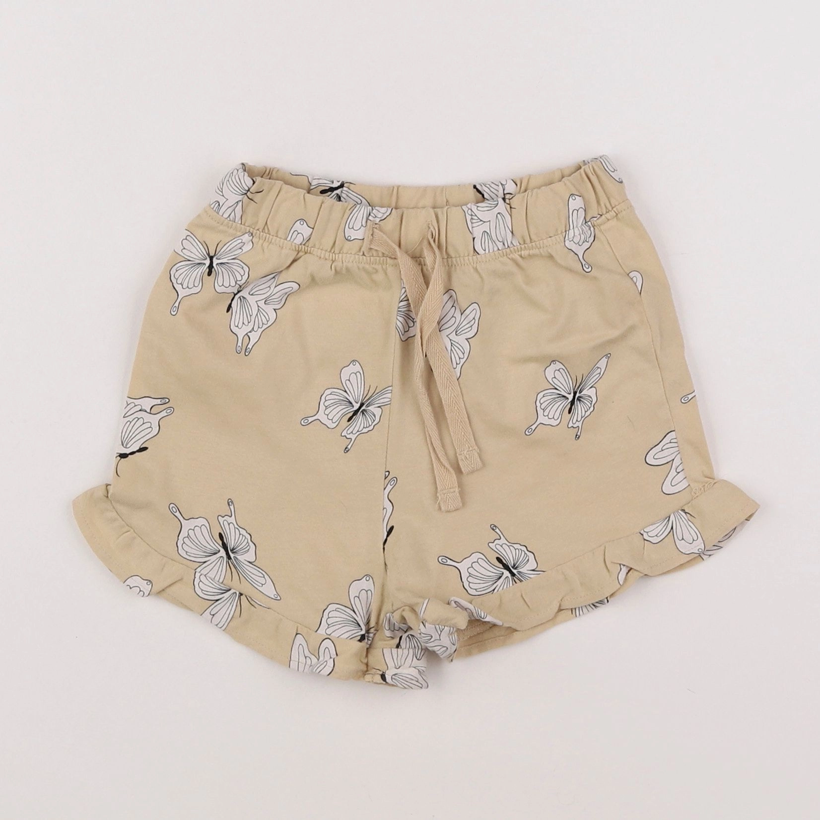 H&M - short beige - 12/18 mois