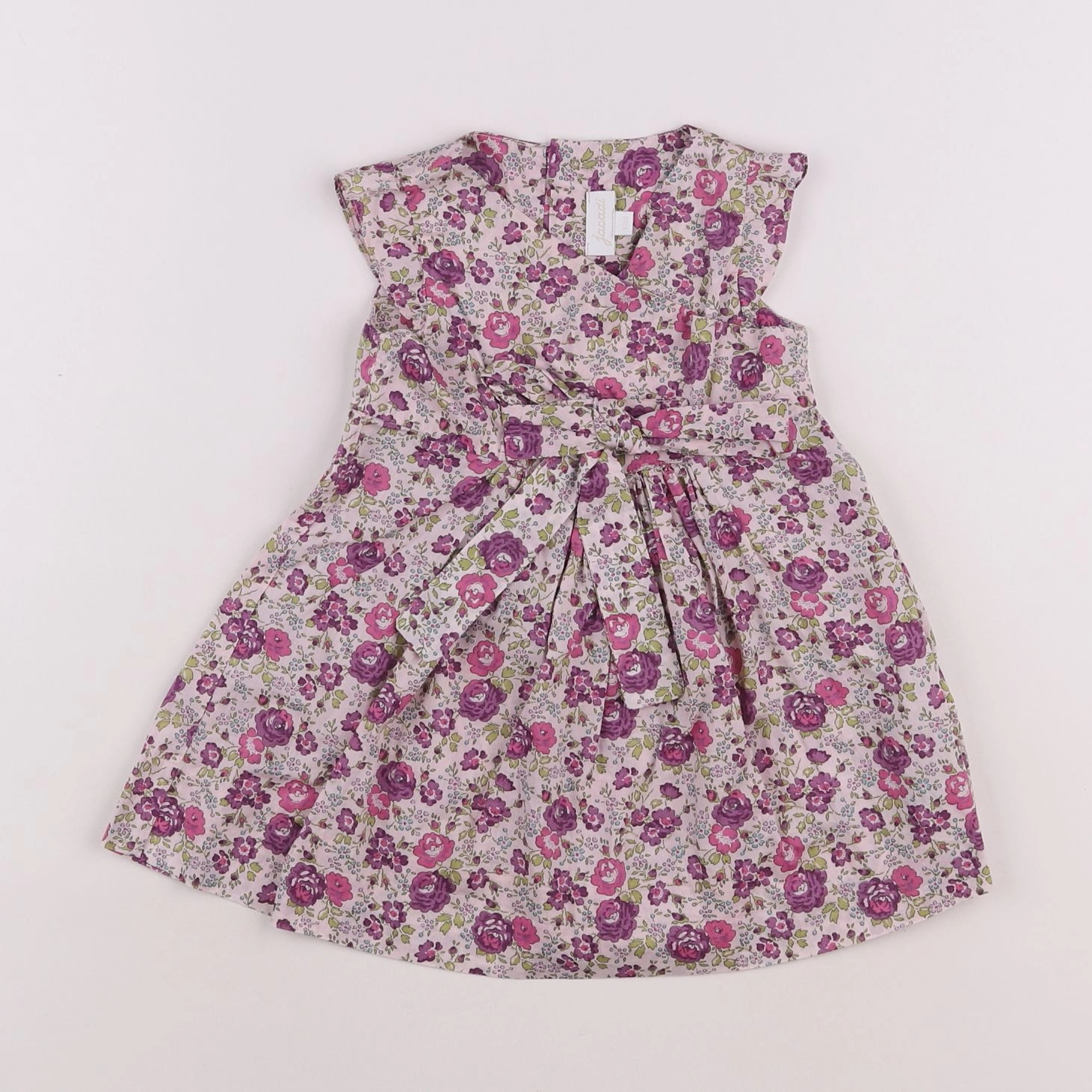 Jacadi - robe liberty multicolore - 12 mois