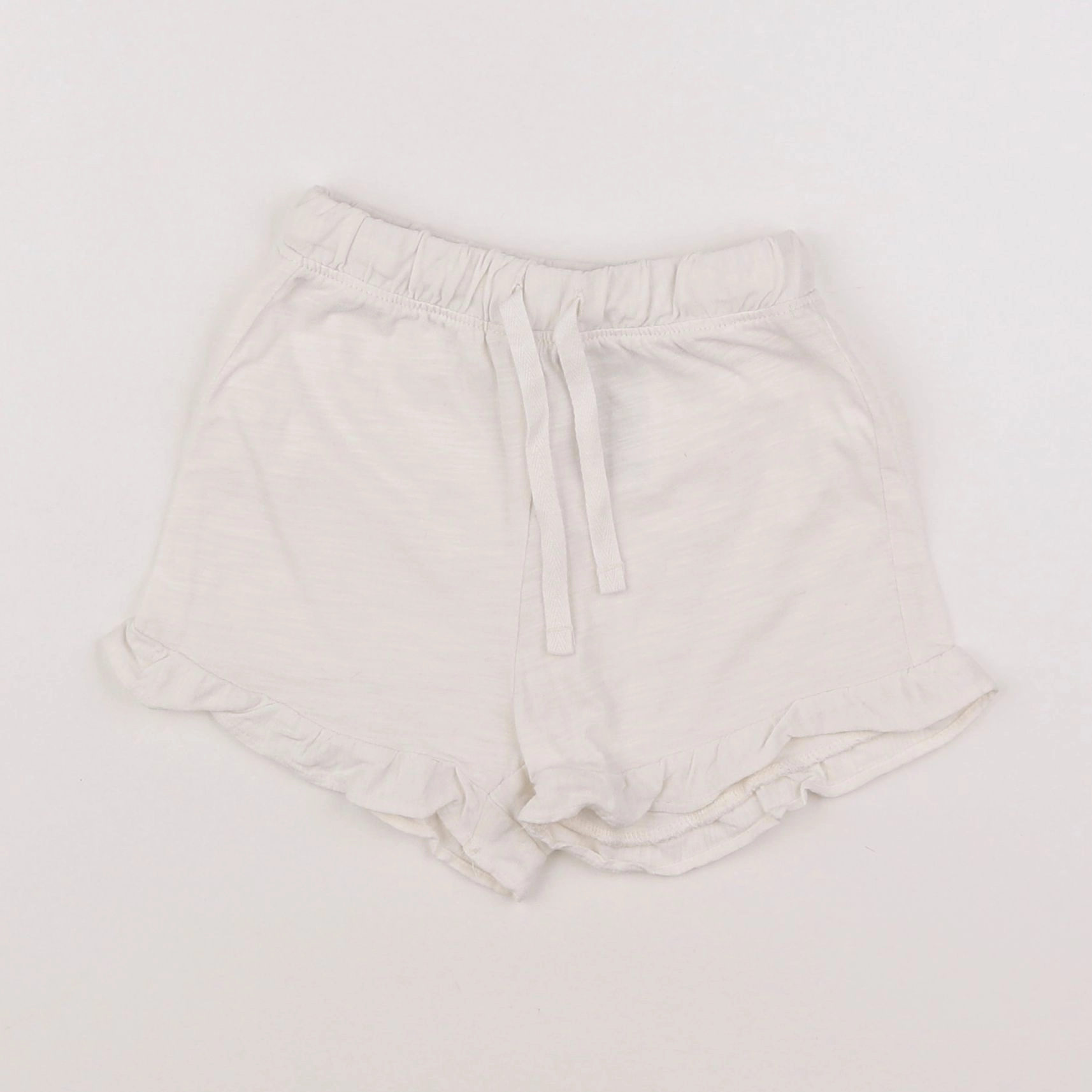 H&M - short blanc - 12/18 mois