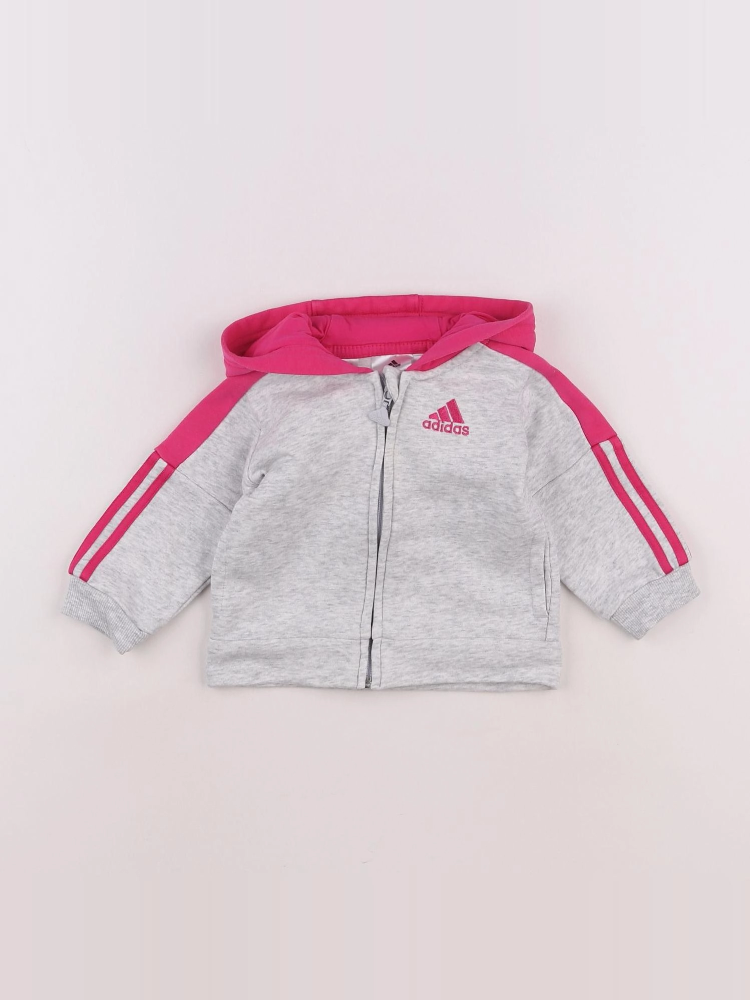 Adidas - sweat gris - 3 mois