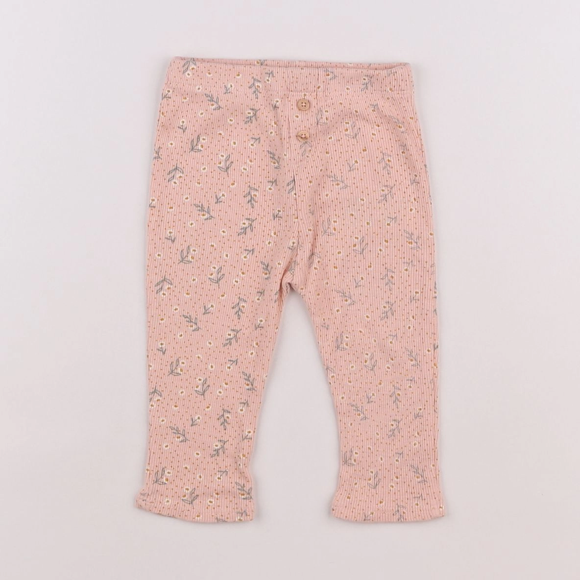 Vertbaudet - legging rose - 9 mois