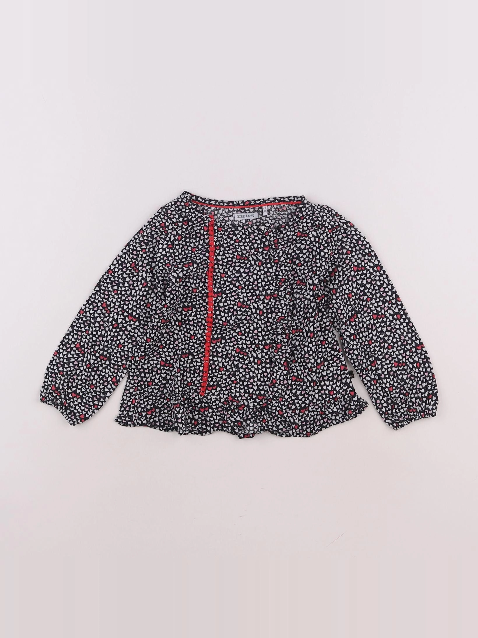 IKKS - blouse noir - 2 ans