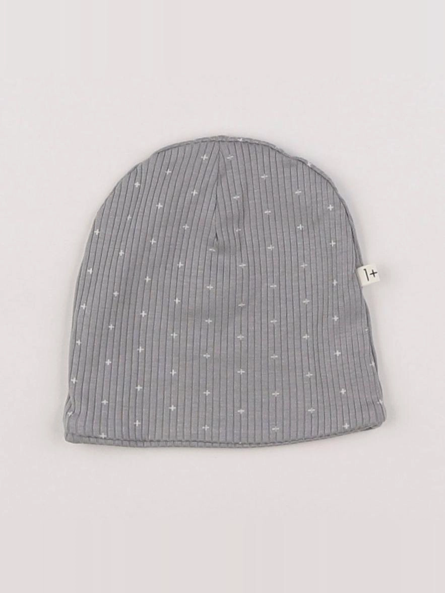 1+ In the family - bonnet gris - 3 mois